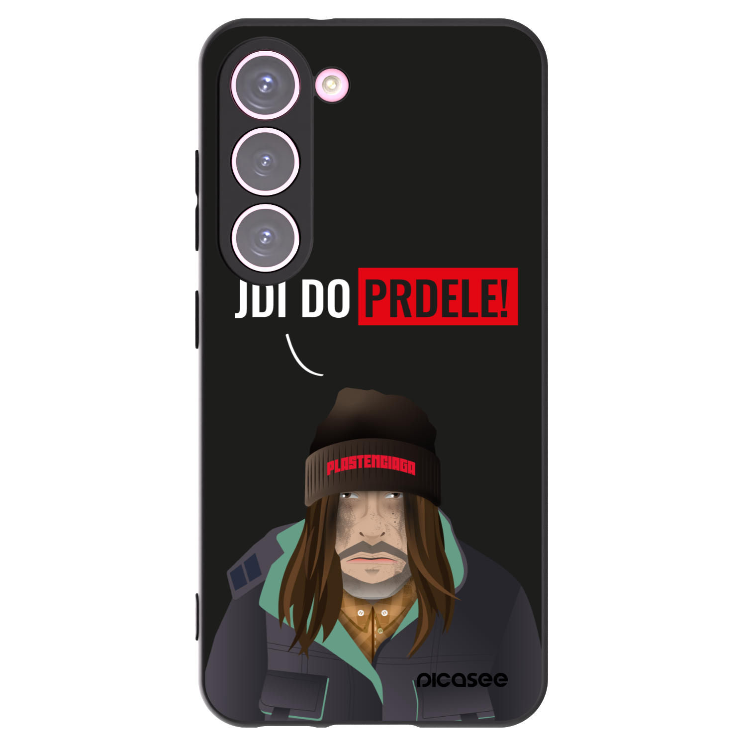 Picasee silikonový černý obal pro Samsung Galaxy S23 5G - Bezďák