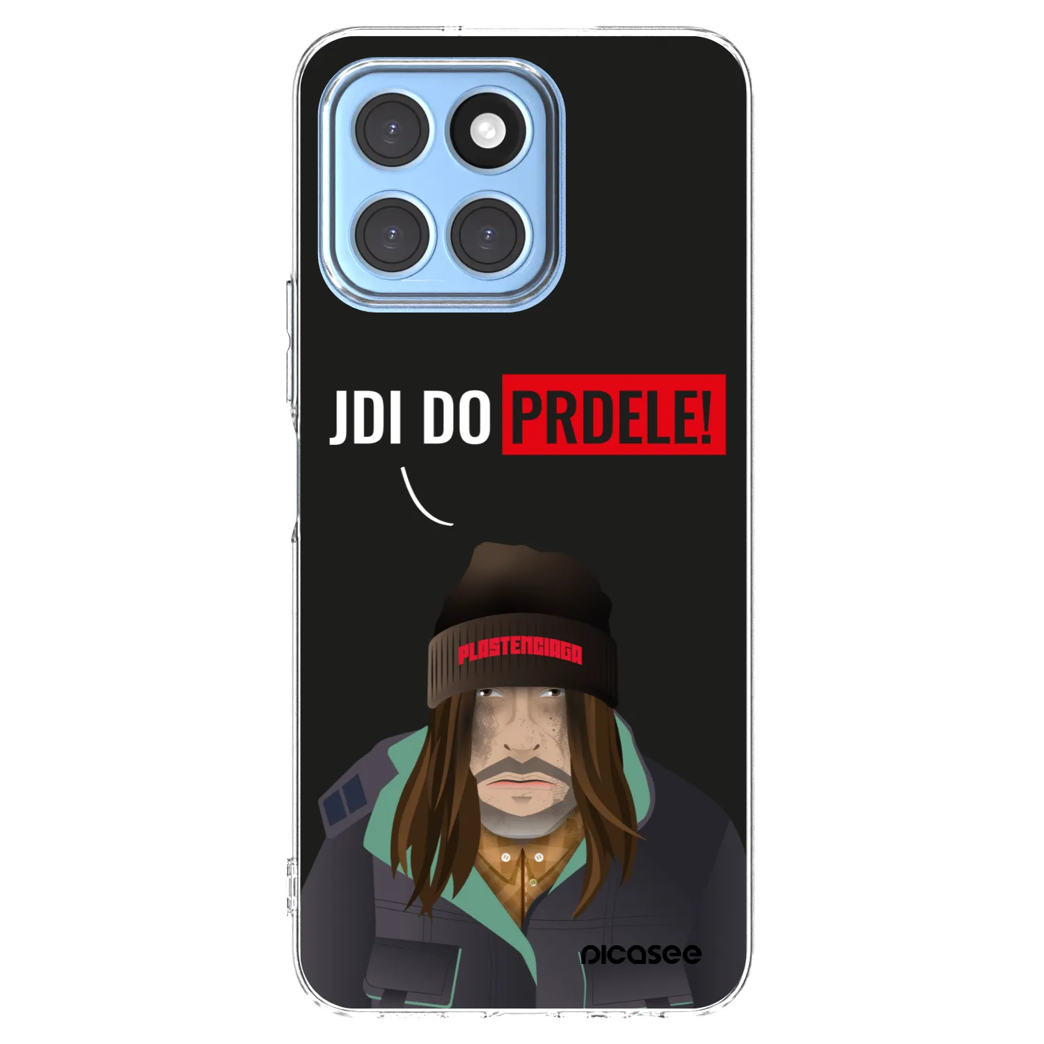 Picasee silikonový průhledný obal pro Honor X8 5G - Bezďák
