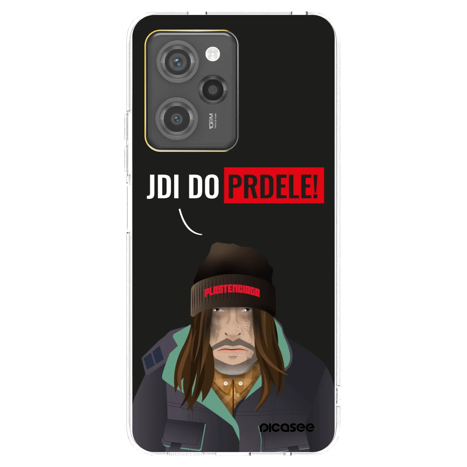 Picasee silikonový černý obal pro Xiaomi Poco X5 Pro - Bezďák
