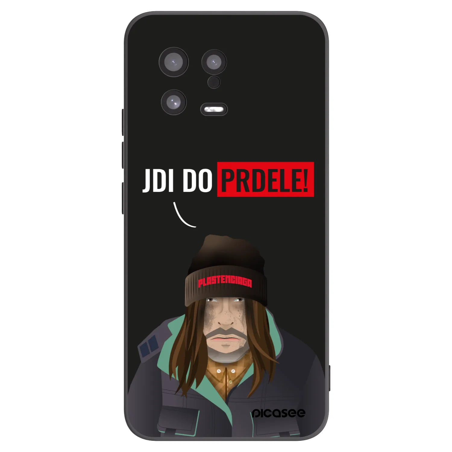 Picasee silikonový černý obal pro Xiaomi 13 - Bezďák