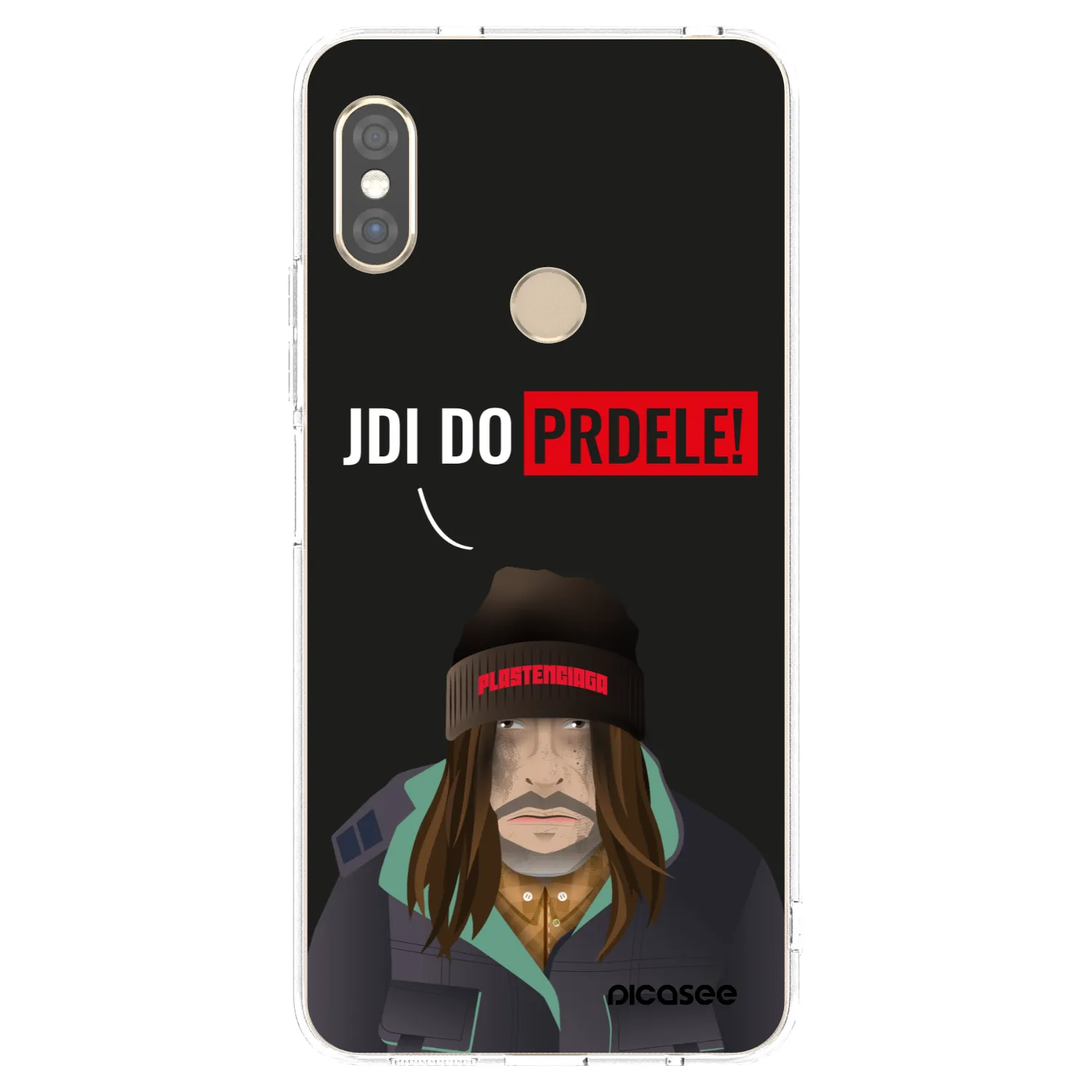 Picasee silikonový průhledný obal pro Xiaomi Redmi Note 5 Global - Bezďák