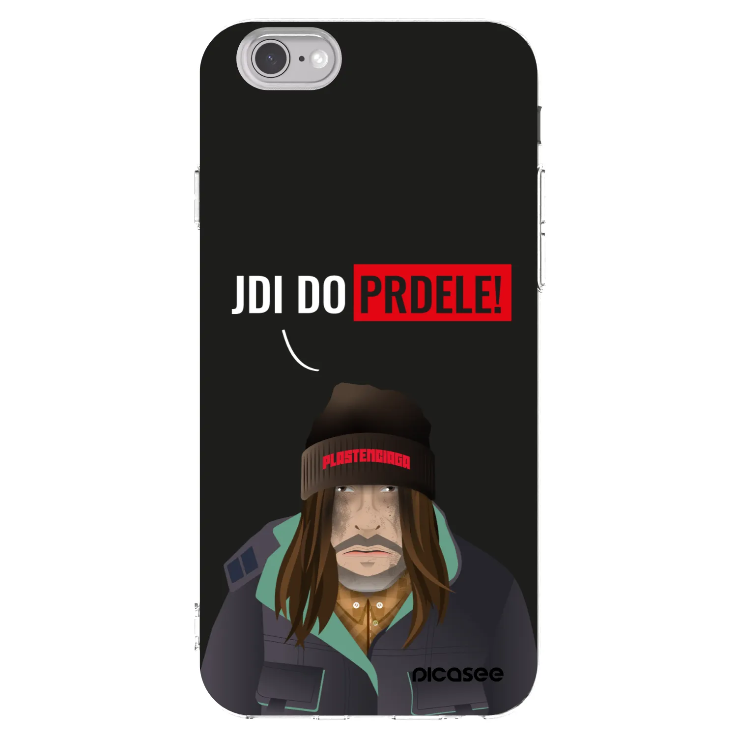 Picasee silikonový průhledný obal pro Apple iPhone 6/6S - Bezďák