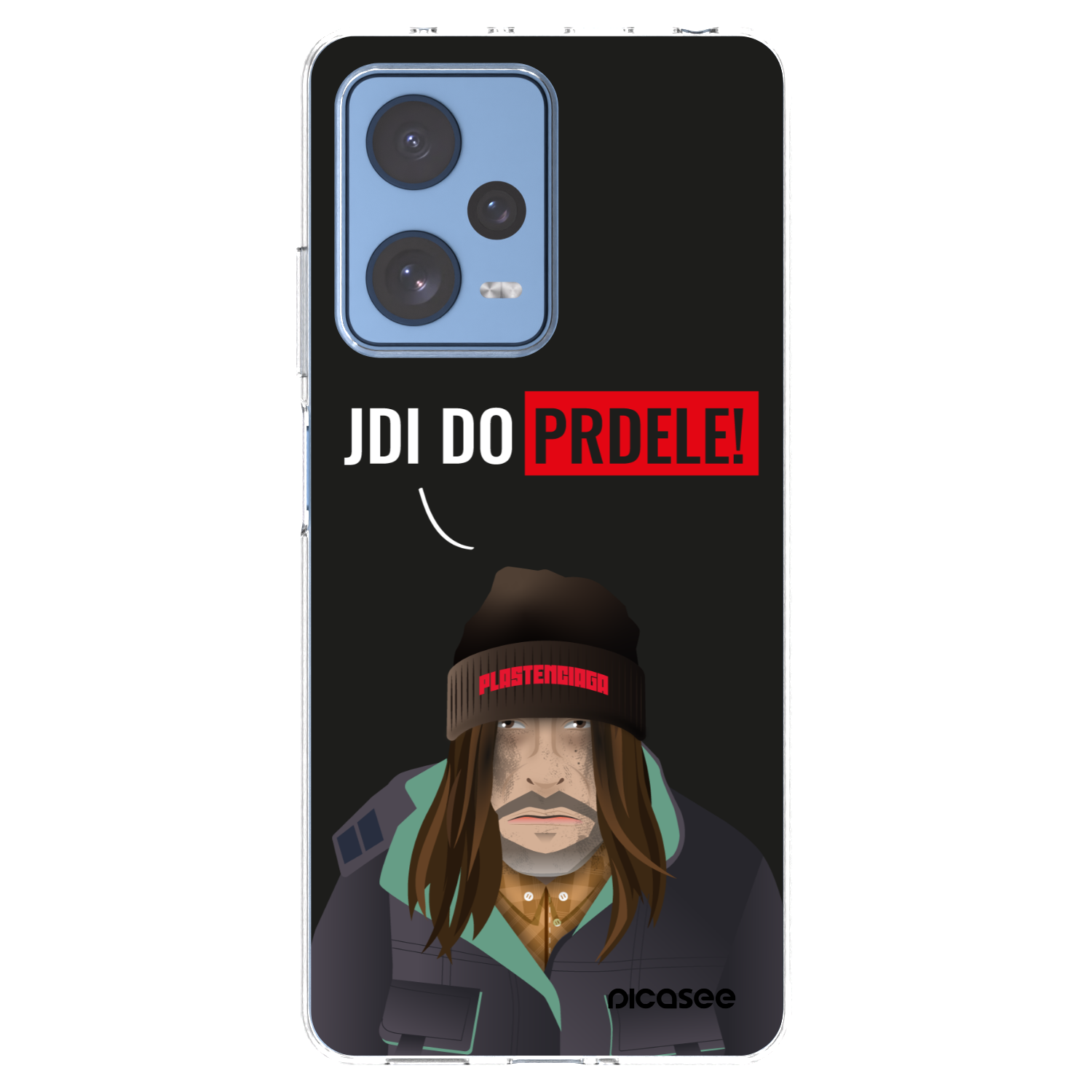 Picasee silikonový průhledný obal pro Xiaomi Redmi Note 12 Pro 5G - Bezďák