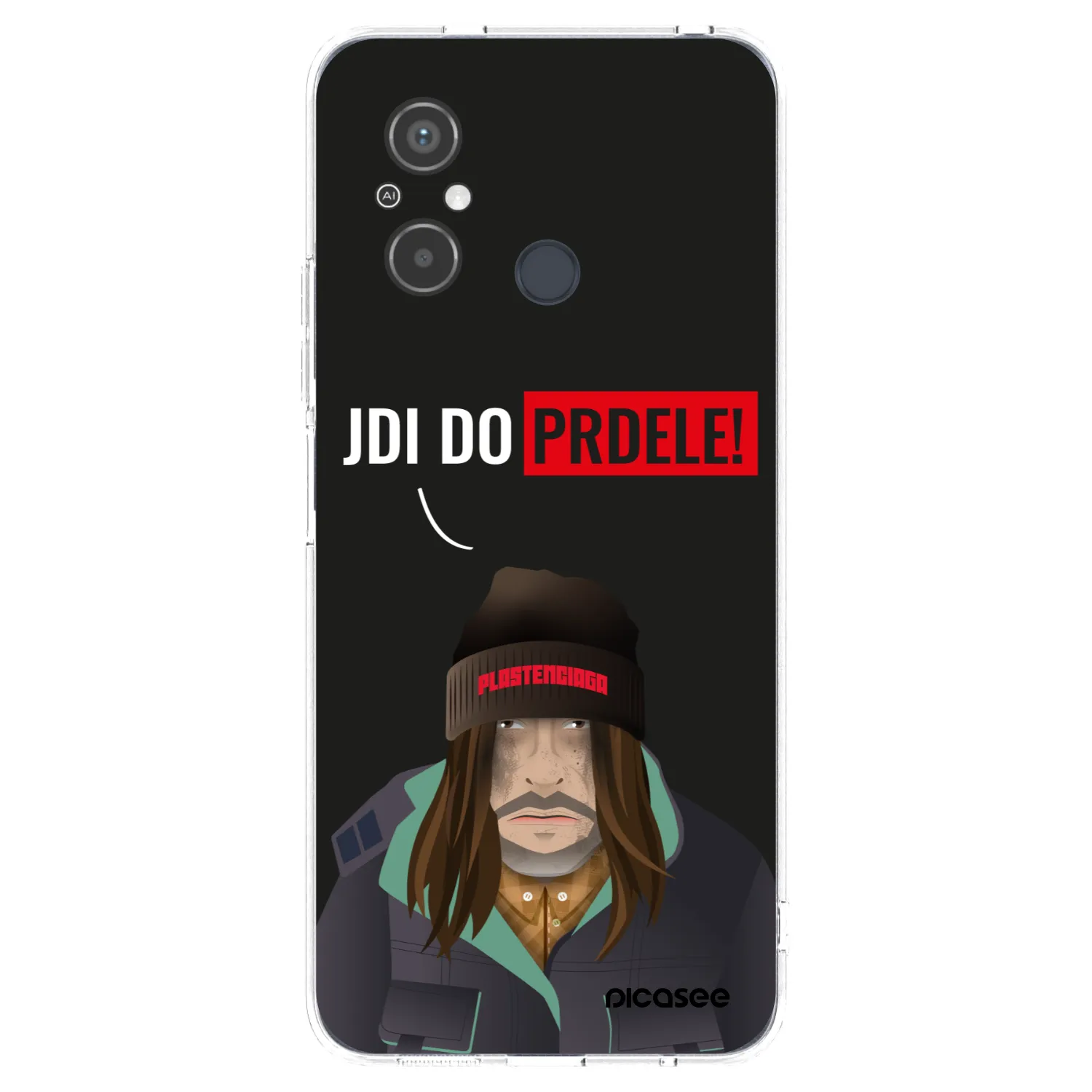 Picasee silikonový průhledný obal pro Xiaomi Redmi 12C - Bezďák