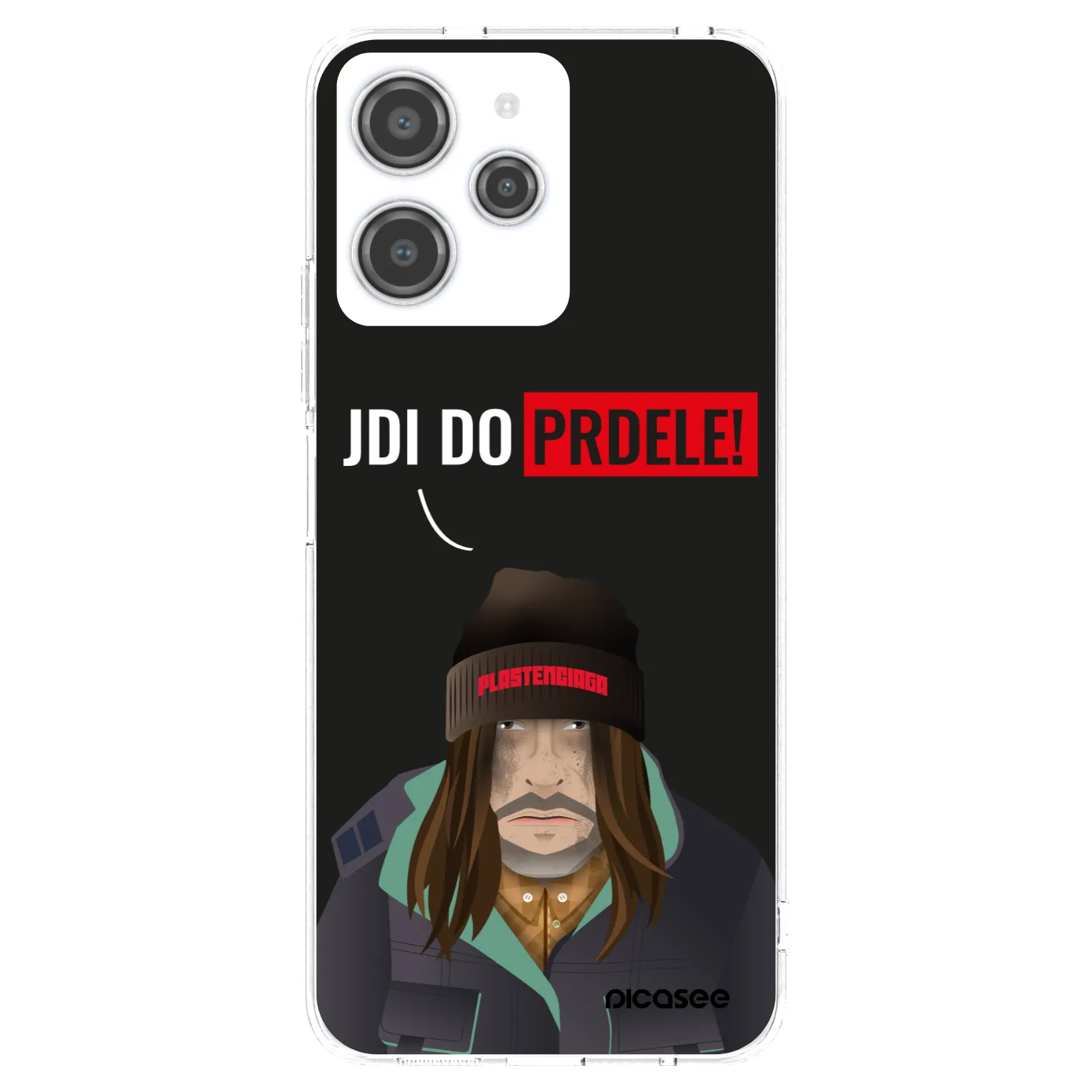 Picasee silikonový průhledný obal pro Xiaomi Redmi 12 4G - Bezďák