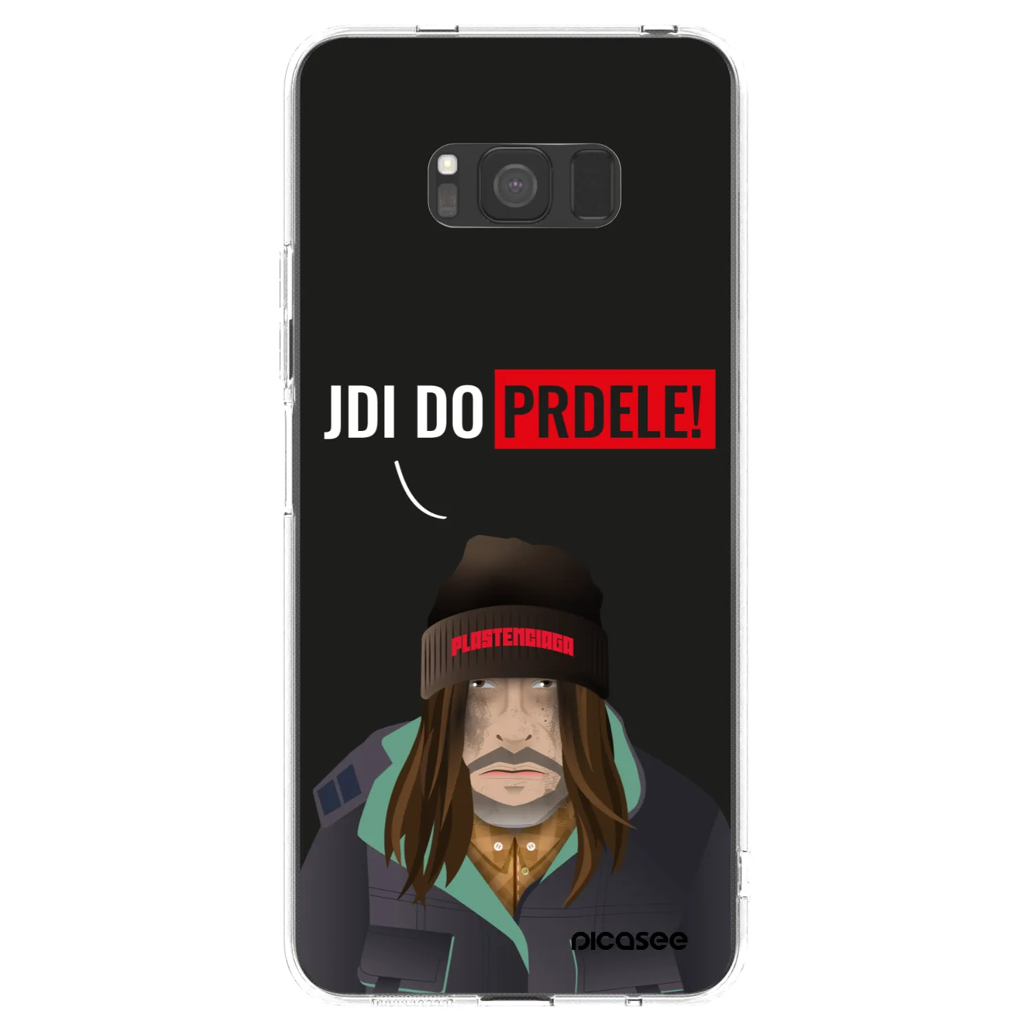 Picasee silikonový průhledný obal pro Samsung Galaxy S8 G950F - Bezďák