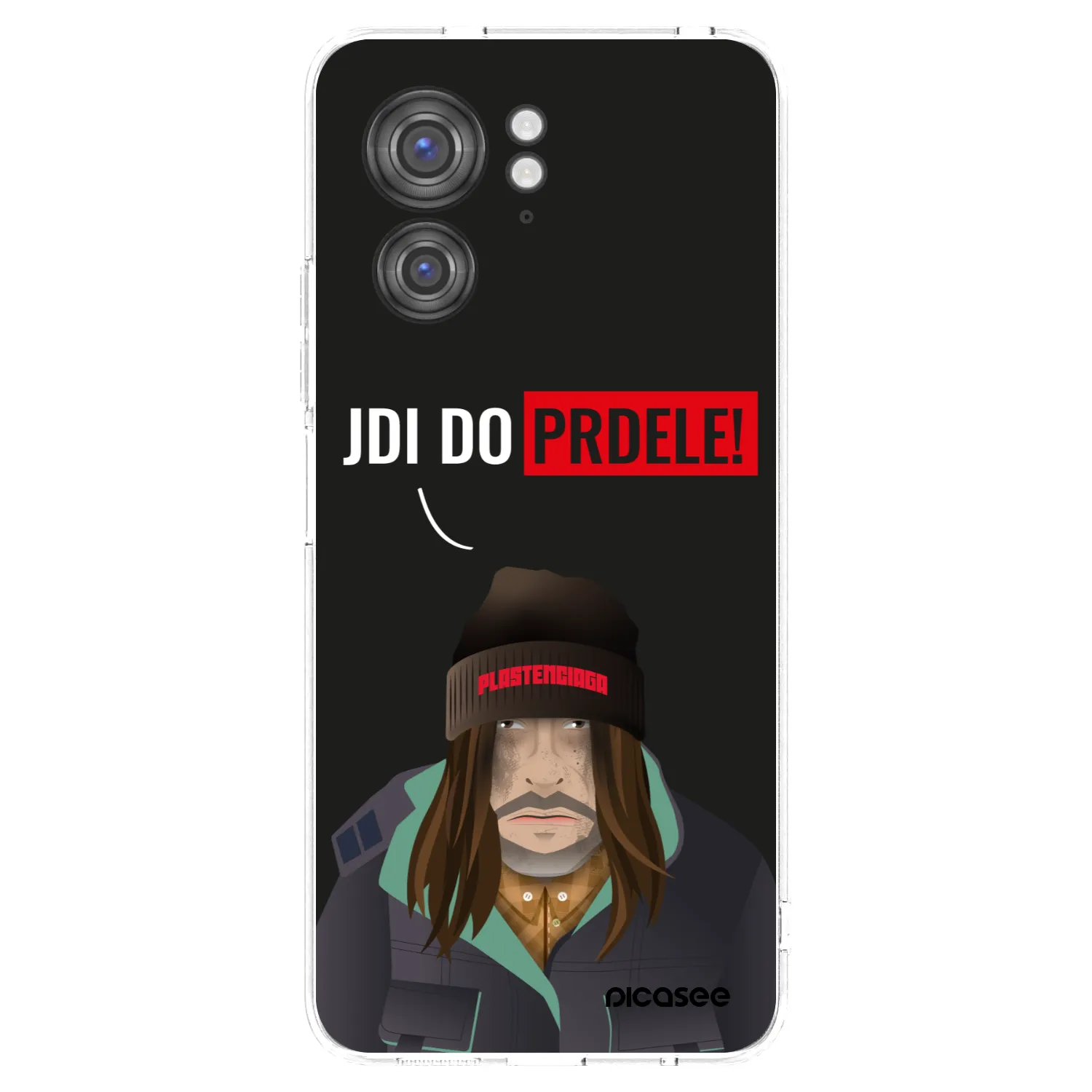 Picasee silikonový průhledný obal pro Motorola Edge 40 - Bezďák
