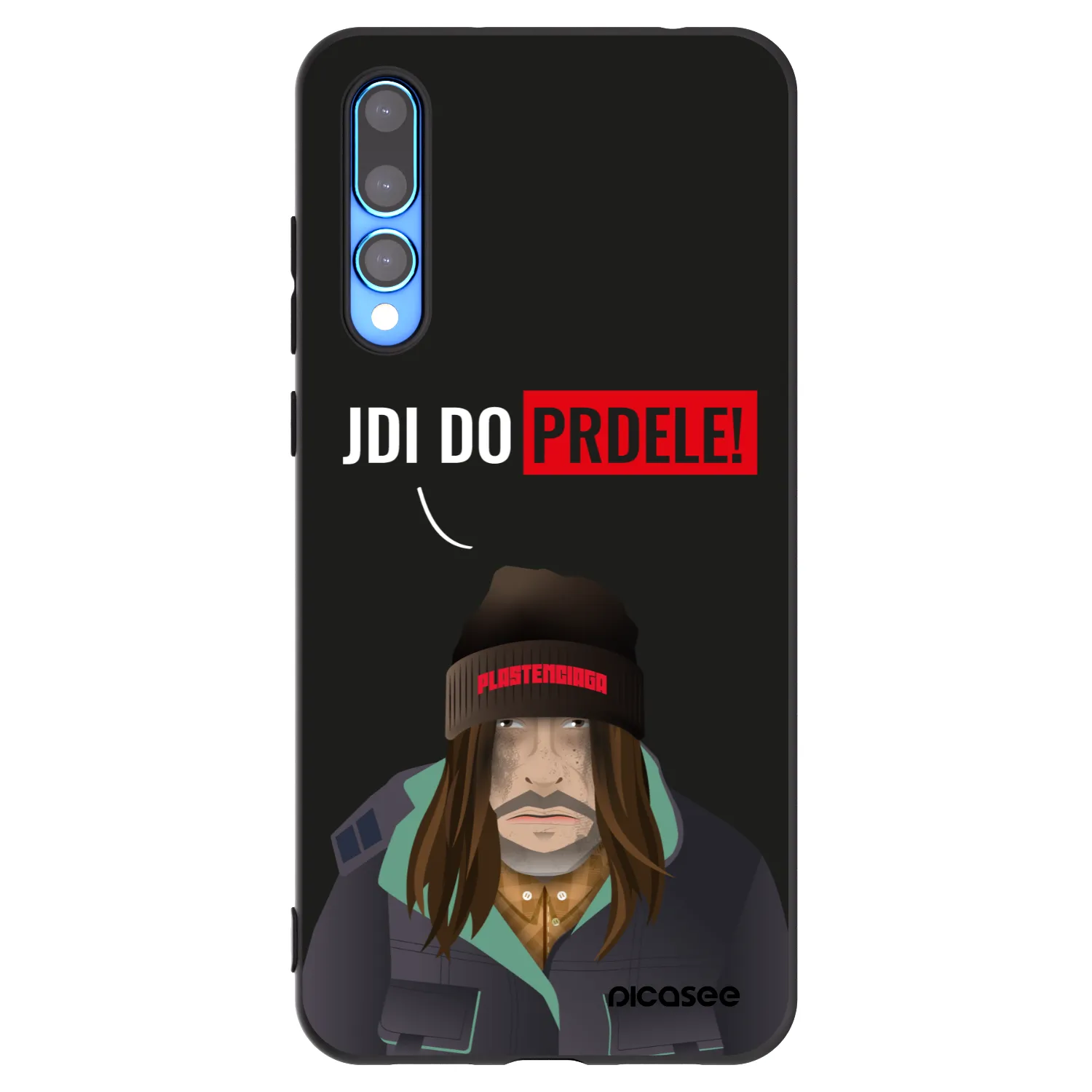 Picasee silikonový černý obal pro Huawei P20 Pro - Bezďák