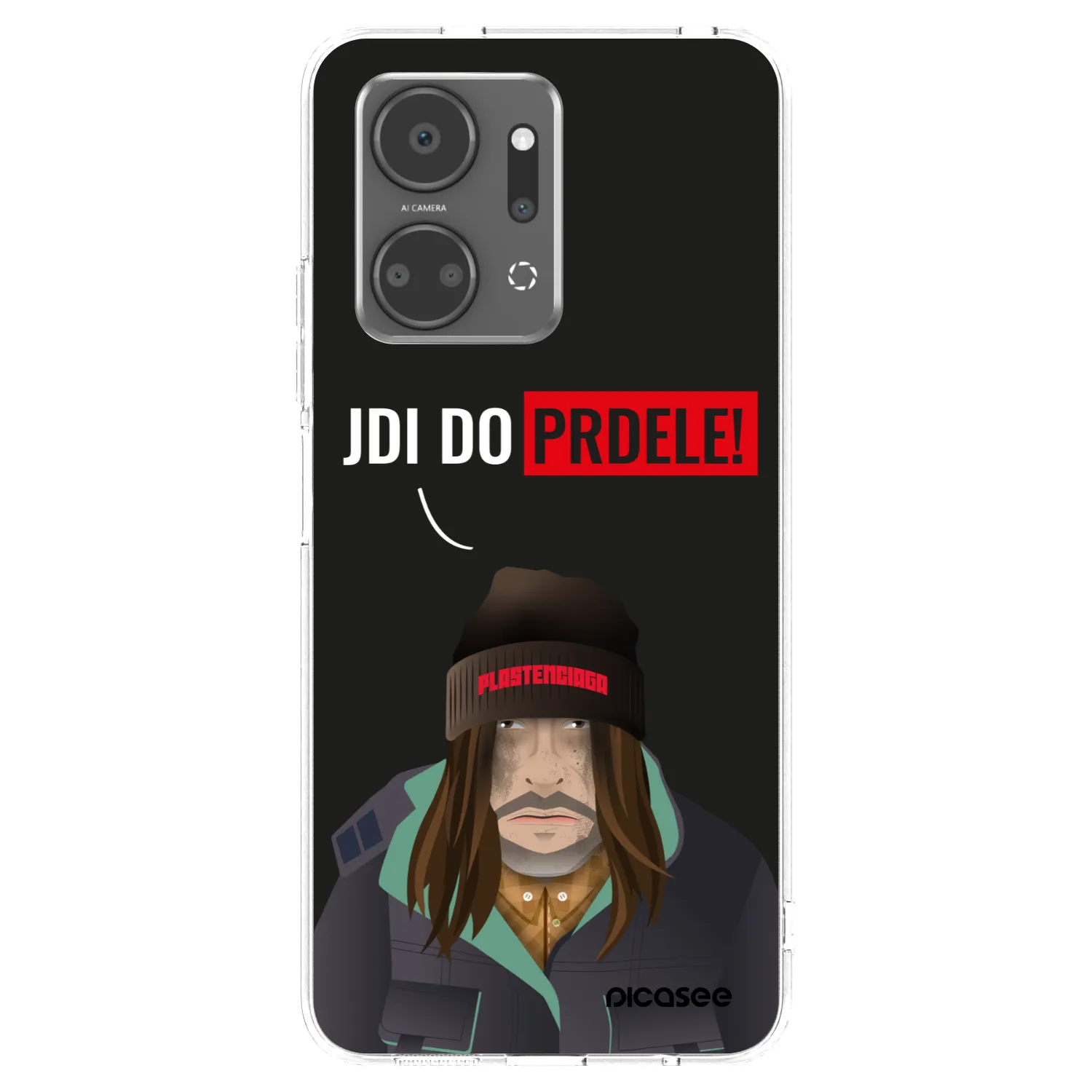 Picasee silikonový průhledný obal pro Honor X7a - Bezďák