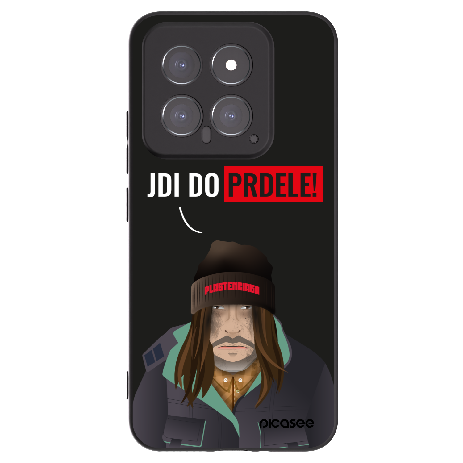 Picasee silikonový černý obal pro Xiaomi 14 - Bezďák