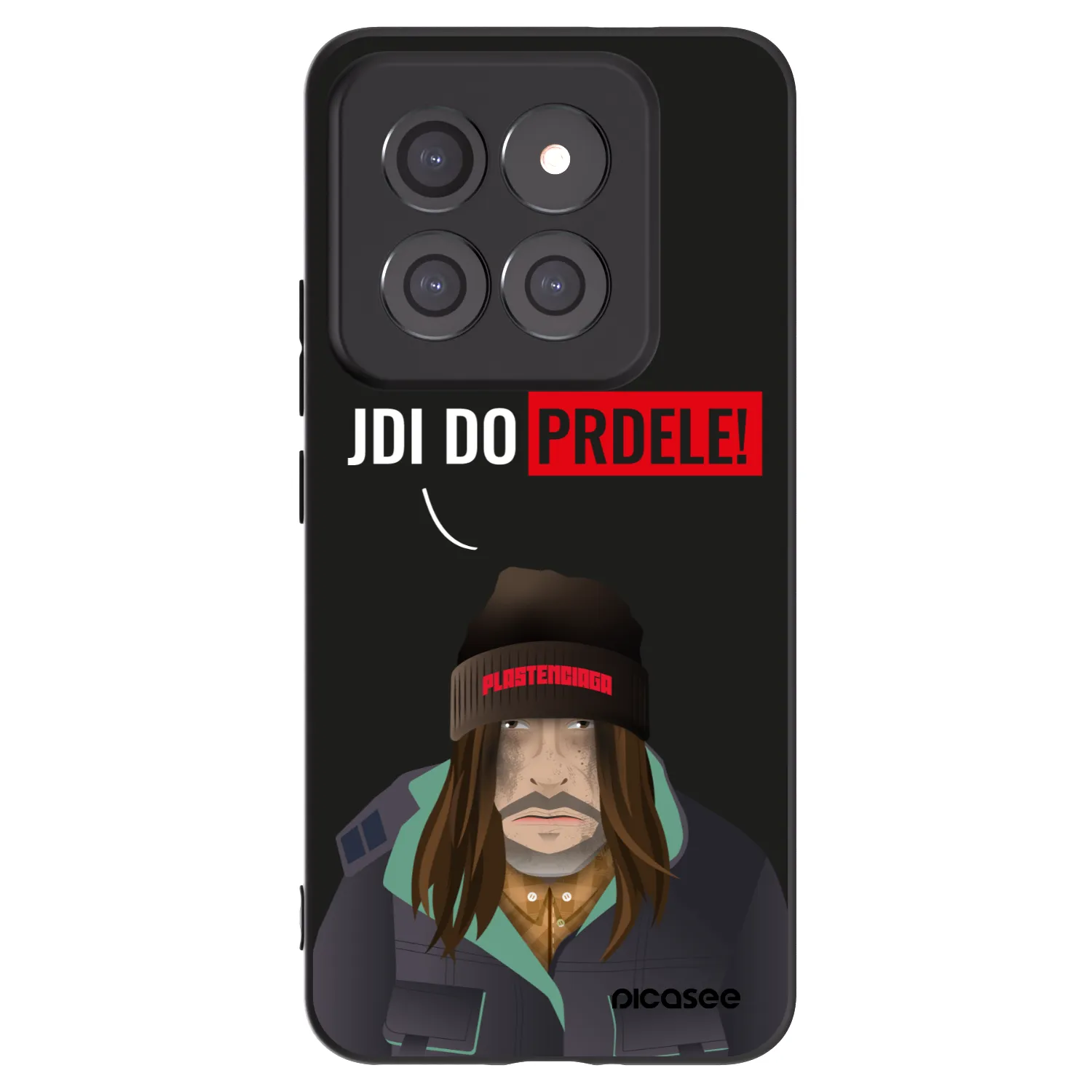 Picasee silikonový černý obal pro Xiaomi 14 Pro - Bezďák