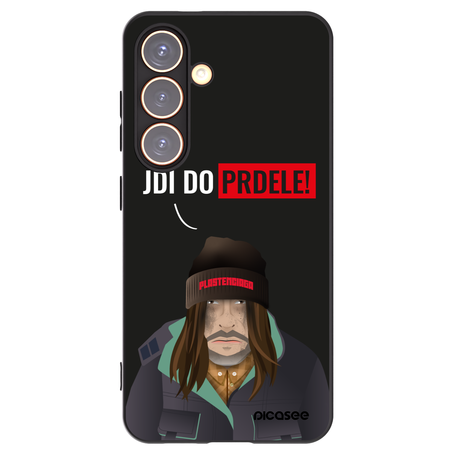 Picasee silikonový černý obal pro Samsung Galaxy S24 S921B 5G - Bezďák