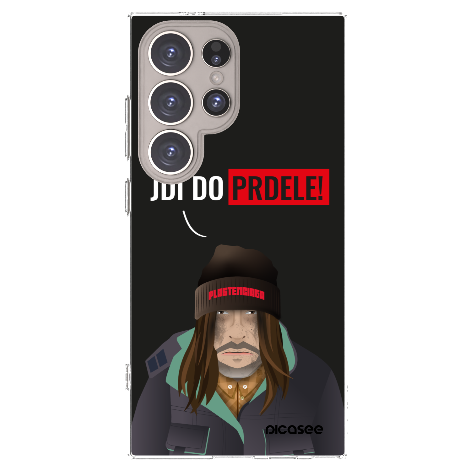 Picasee silikonový průhledný obal pro Samsung Galaxy S24 Ultra S928B 5G - Bezďák