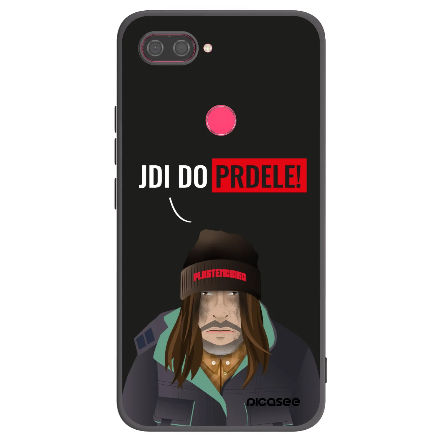 Picasee silikonový černý obal pro Xiaomi Mi 8 Lite - Bezďák