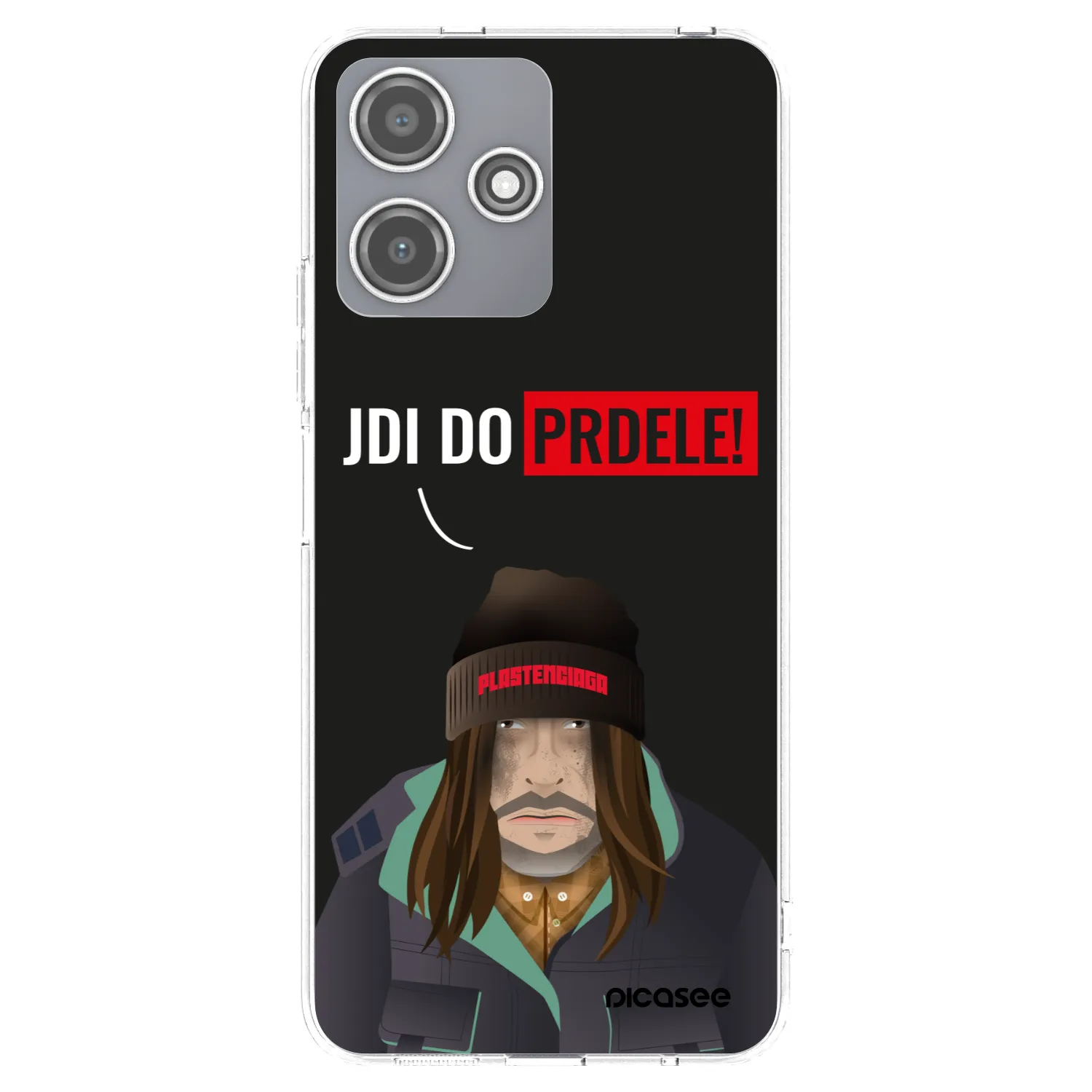 Picasee silikonový průhledný obal pro Xiaomi Redmi 12 5G - Bezďák