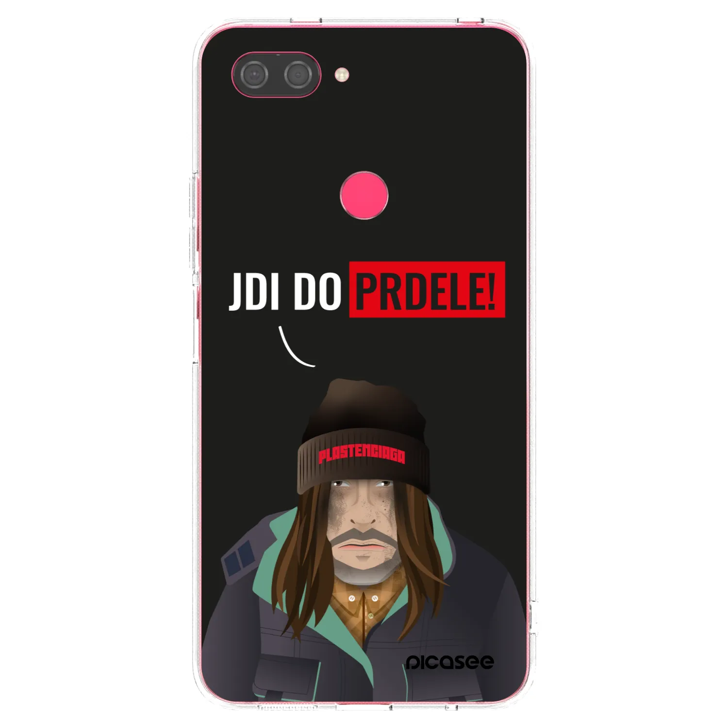 Picasee silikonový průhledný obal pro Xiaomi Mi 8 Lite - Bezďák