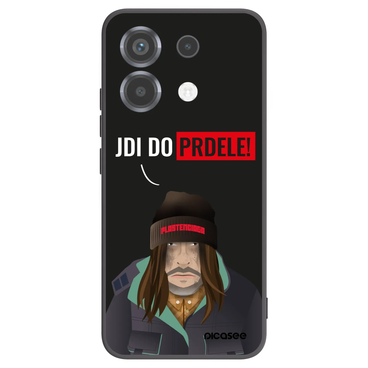 Picasee silikonový černý obal pro Xiaomi Poco X6 - Bezďák