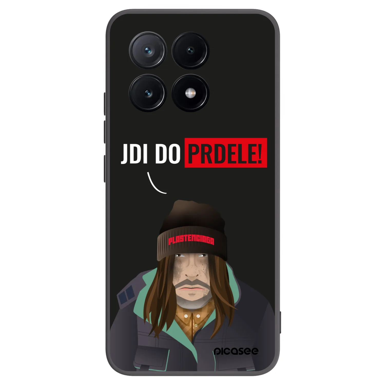 Picasee silikonový černý obal pro Xiaomi Poco X6 Pro - Bezďák