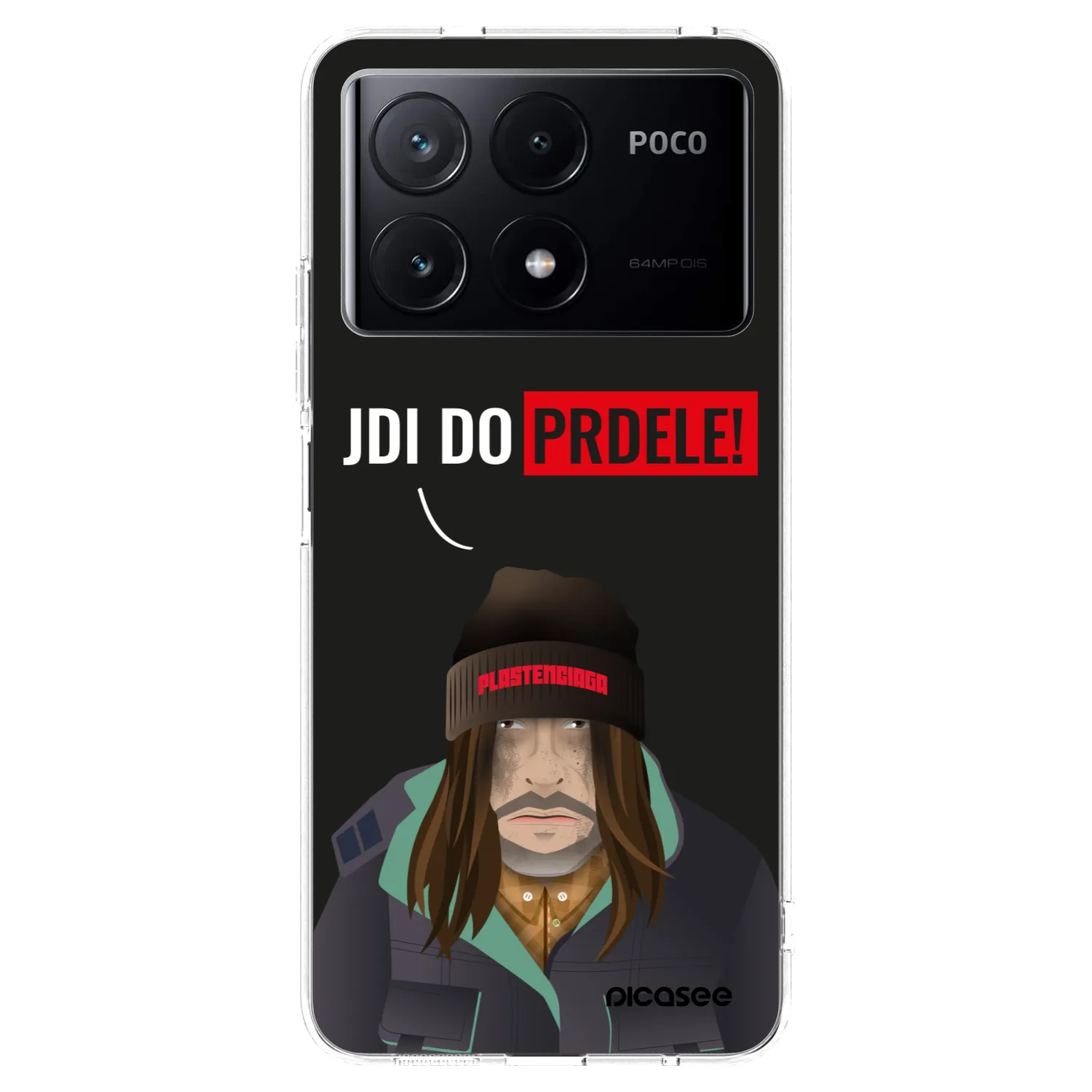 Picasee silikonový průhledný obal pro Xiaomi Poco X6 Pro - Bezďák