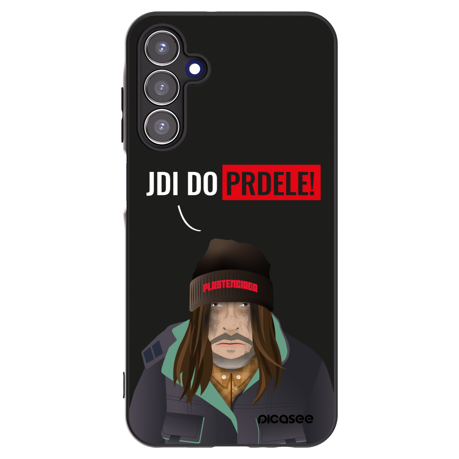Picasee silikonový černý obal pro Samsung Galaxy A15 A155F 4G - Bezďák