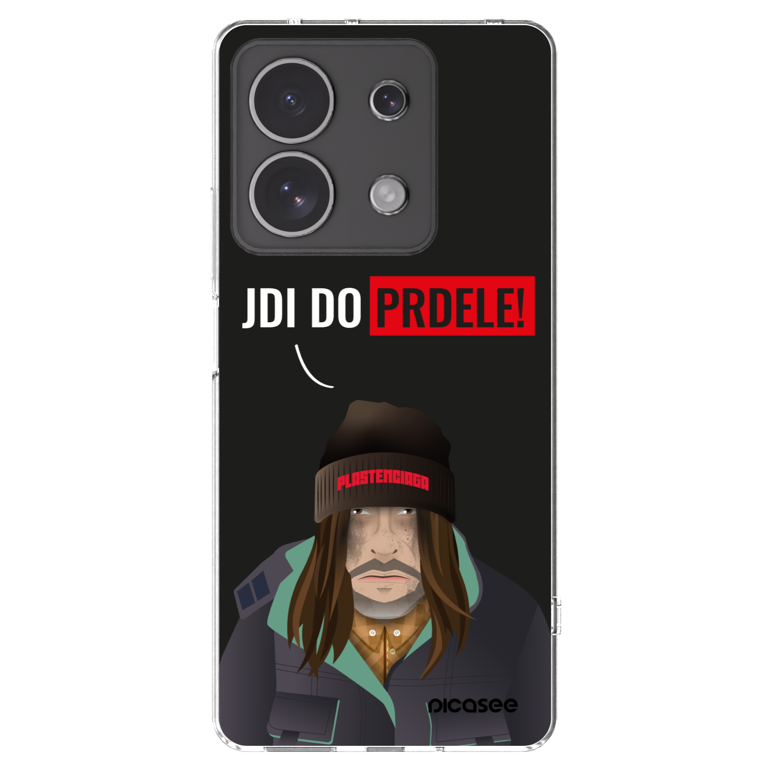 Picasee silikonový průhledný obal pro Xiaomi Redmi Note 13 4G - Bezďák