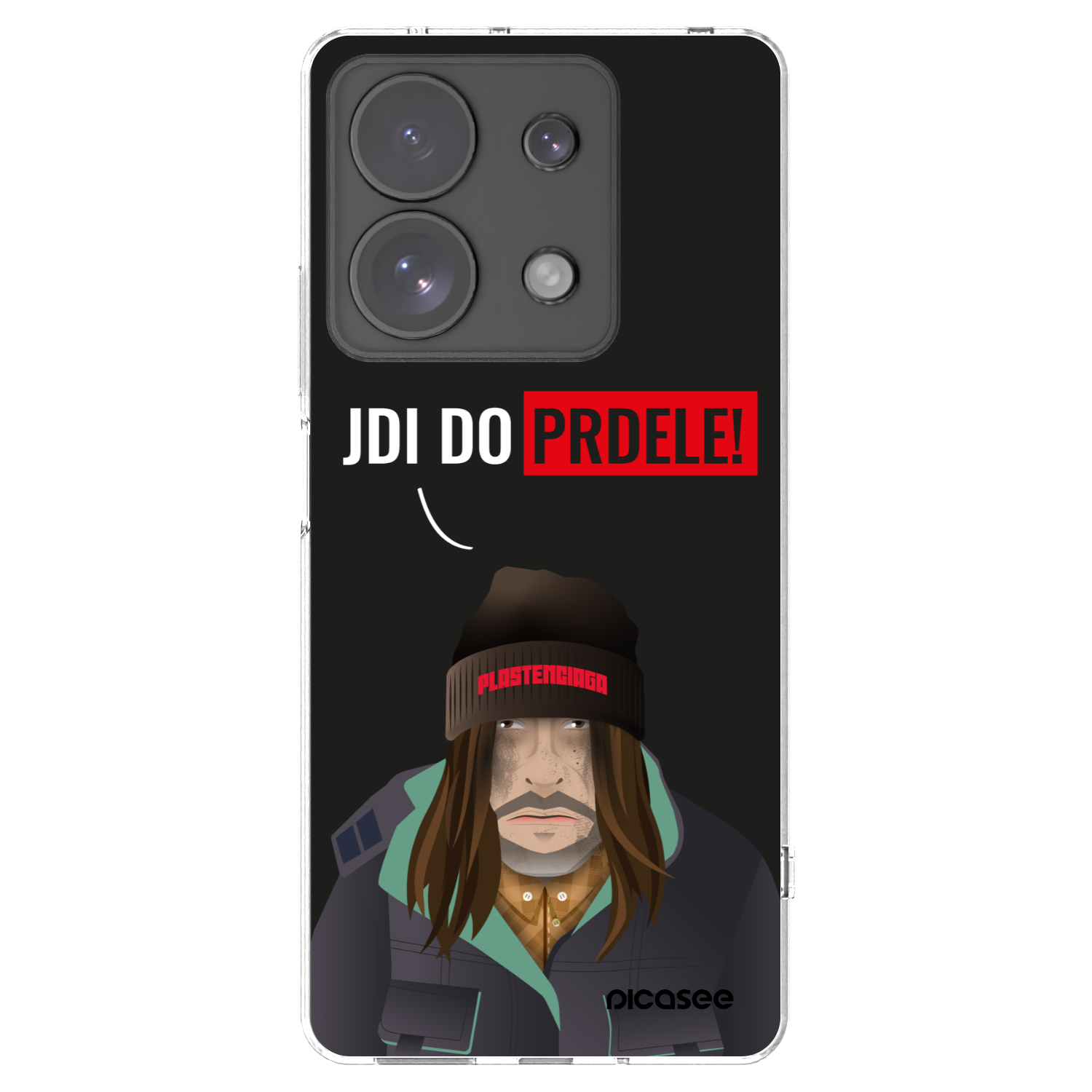 Picasee silikonový průhledný obal pro Xiaomi Redmi Note 13 Pro 4G - Bezďák