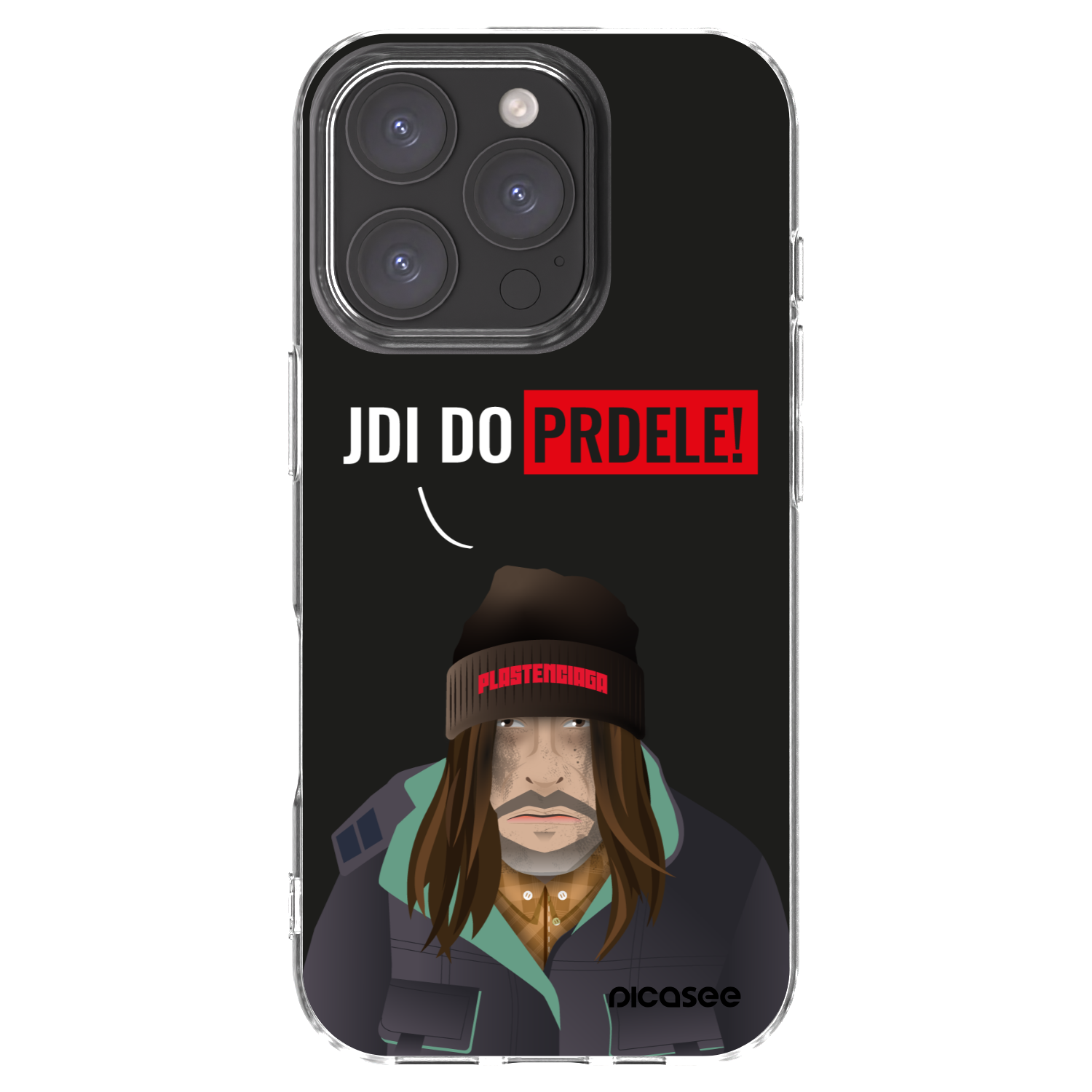 Picasee silikonový průhledný obal pro Apple iPhone 16 Pro - Bezďák