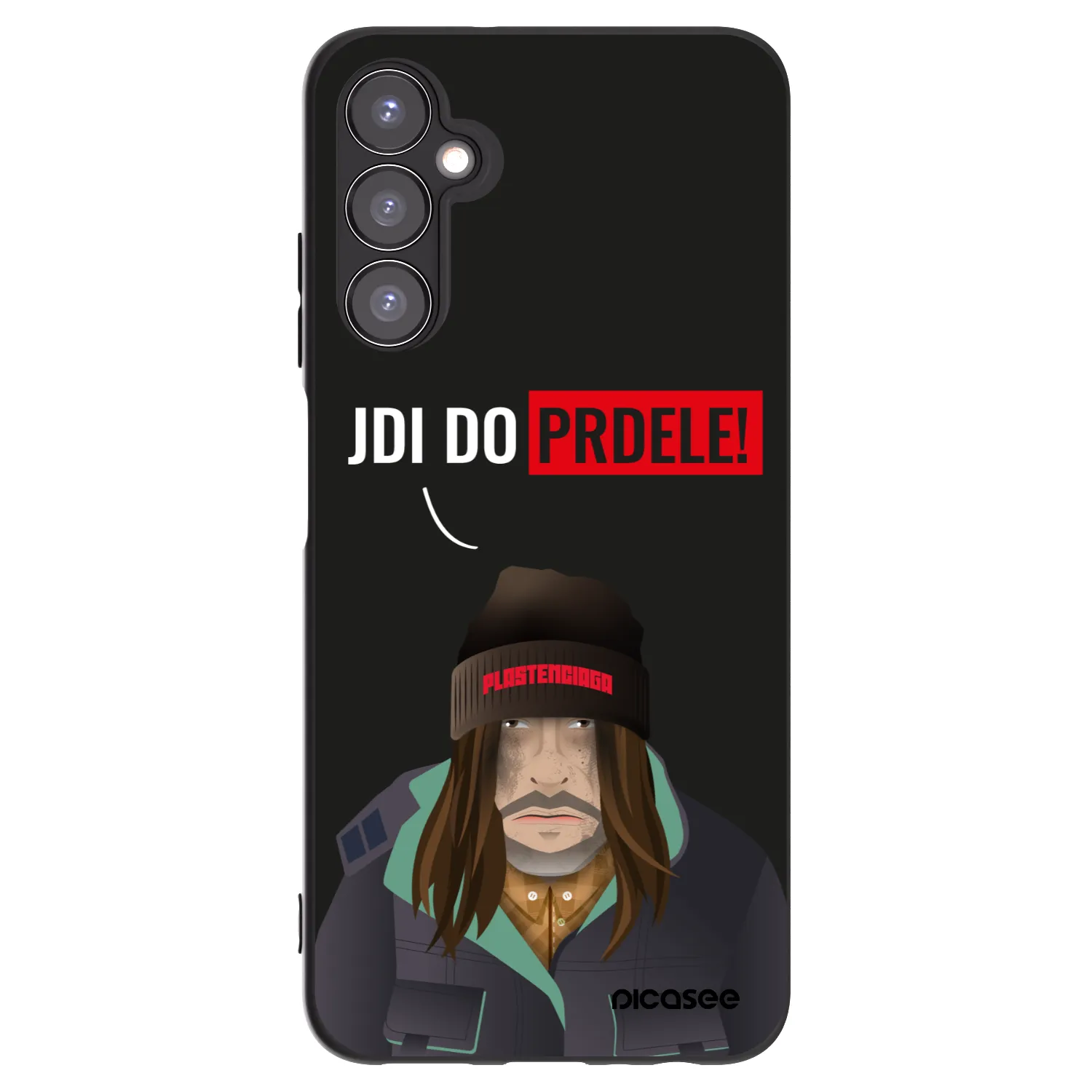 Picasee silikonový černý obal pro Samsung Galaxy A05s A057G - Bezďák