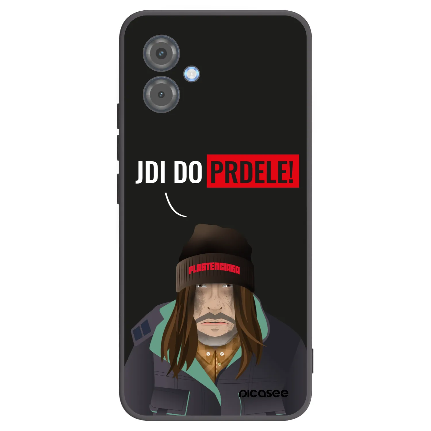 Picasee silikonový černý obal pro Motorola Moto G14 - Bezďák