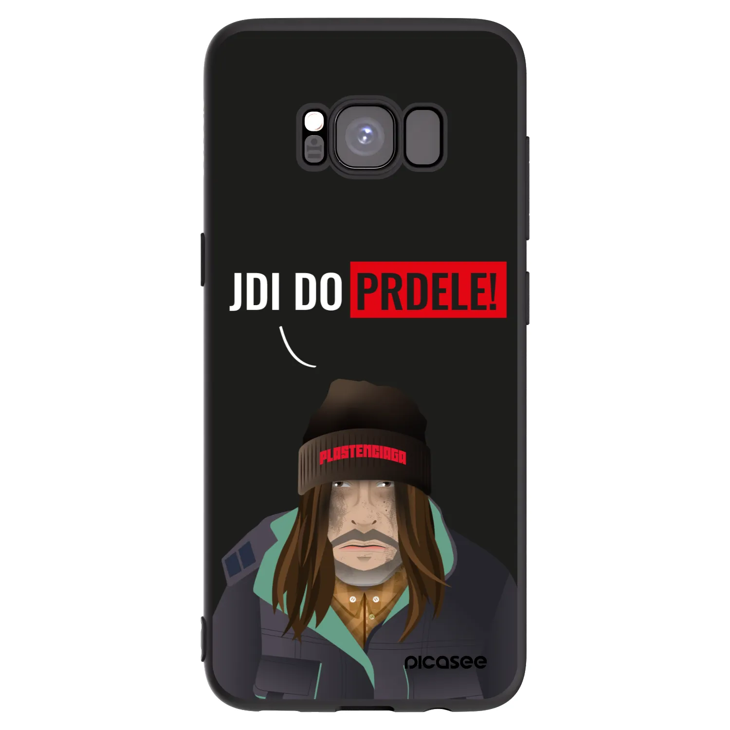 Picasee silikonový černý obal pro Samsung Galaxy S8 G950F - Bezďák