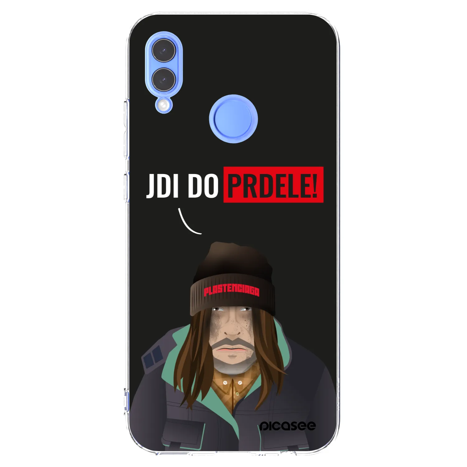 Picasee silikonový průhledný obal pro Honor 10 Lite - Bezďák