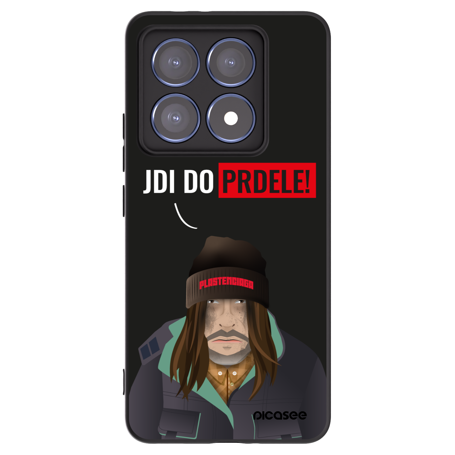 Picasee silikonový černý obal pro Xiaomi 14T Pro - Bezďák