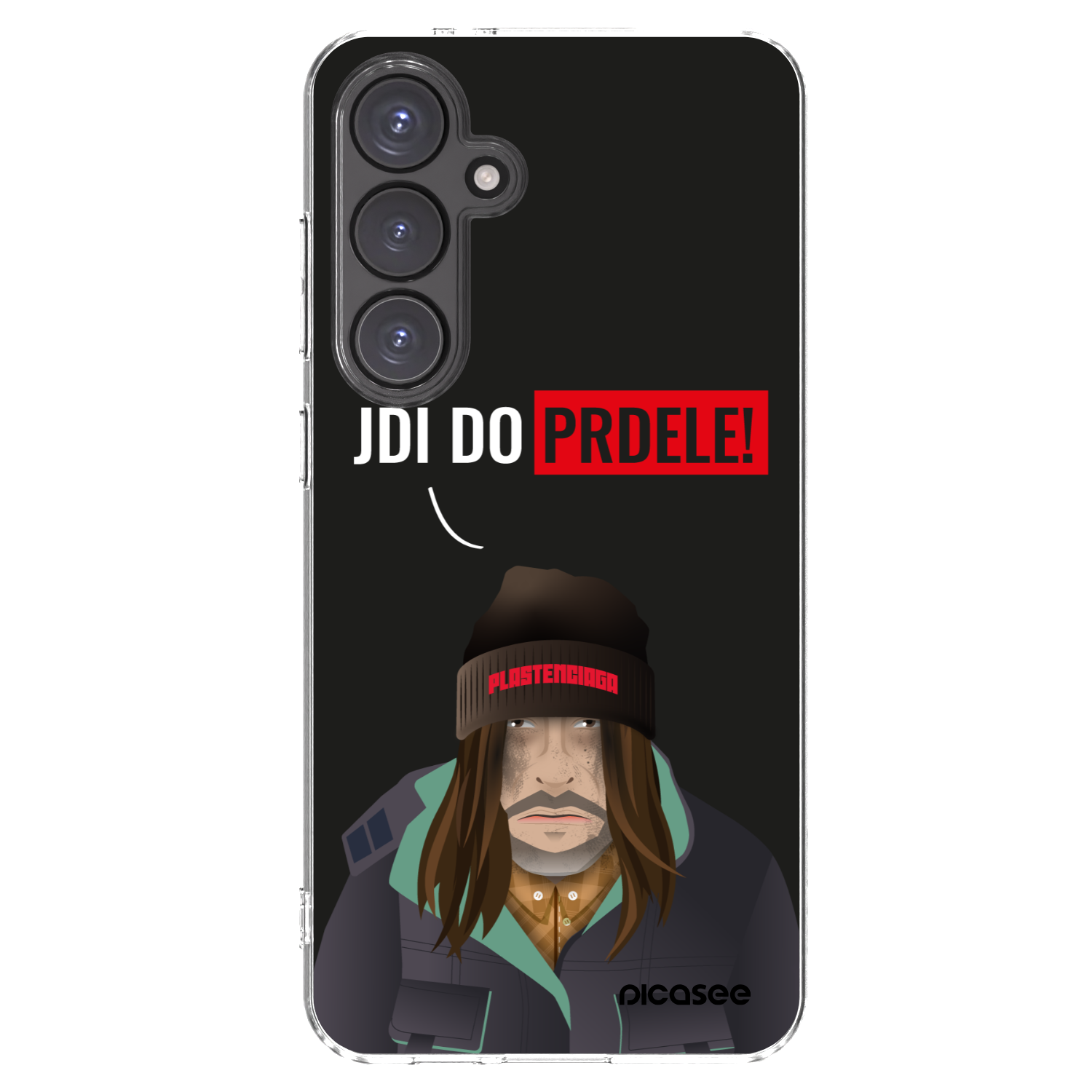 Picasee silikonový průhledný obal pro Samsung Galaxy S24 FE S721B - Bezďák