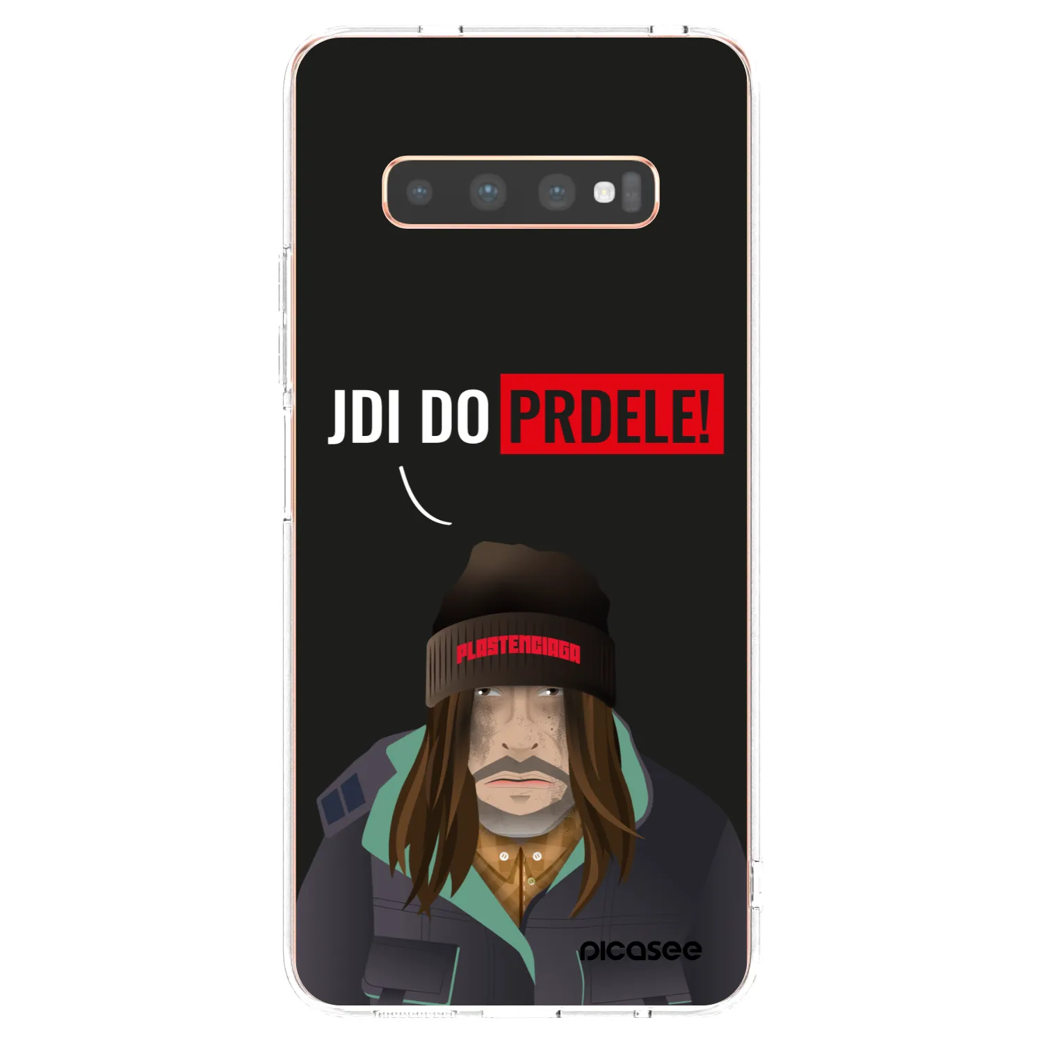 Picasee silikonový průhledný obal pro Samsung Galaxy S10 Plus G975 - Bezďák