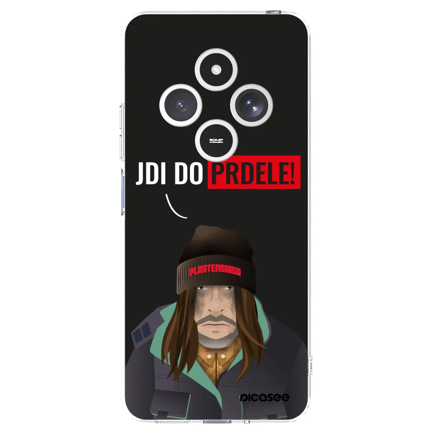 Picasee silikonový průhledný obal pro Xiaomi Redmi 14C - Bezďák