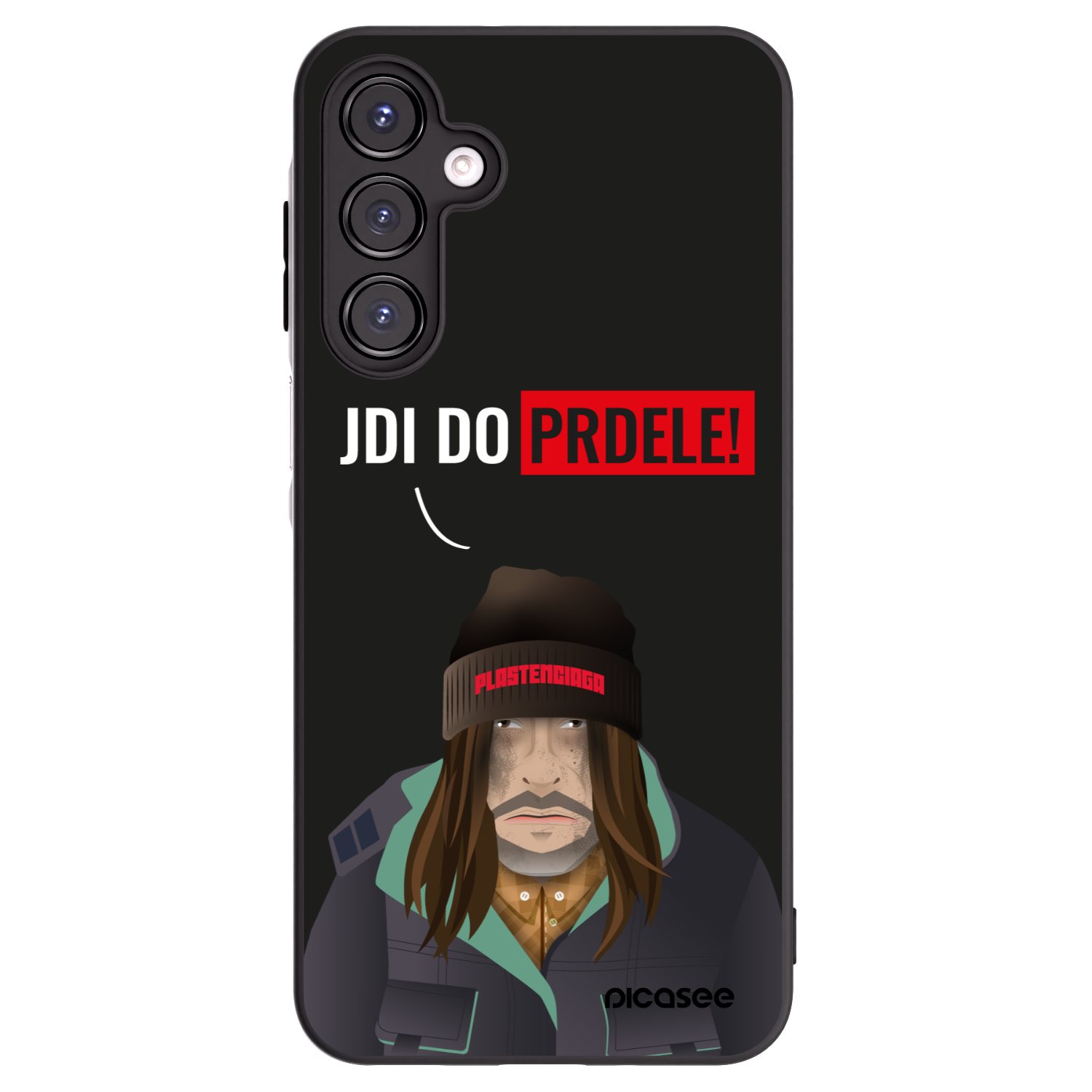 Picasee silikonový černý obal pro Samsung Galaxy A16 5G - Bezďák