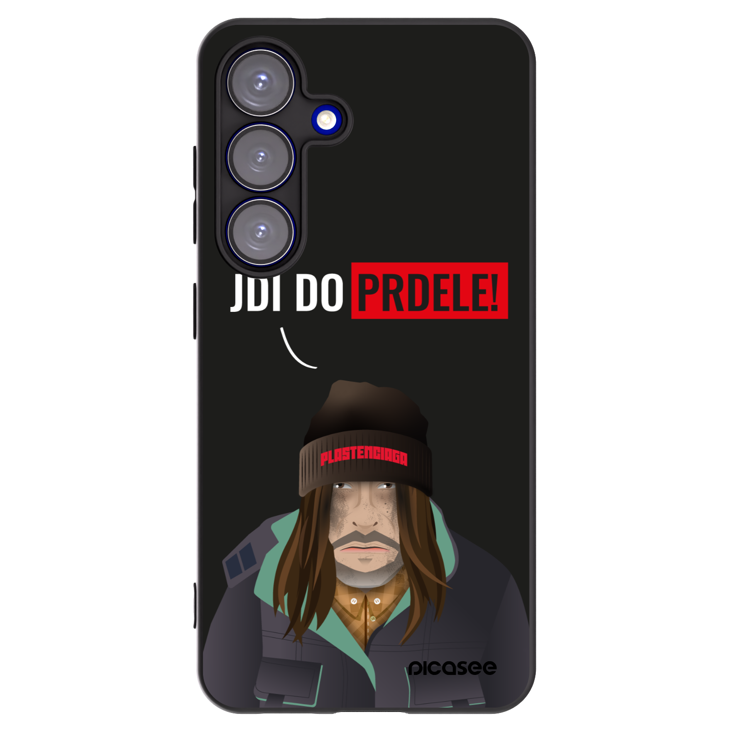 Picasee silikonový černý obal pro Samsung Galaxy S25 5G - Bezďák
