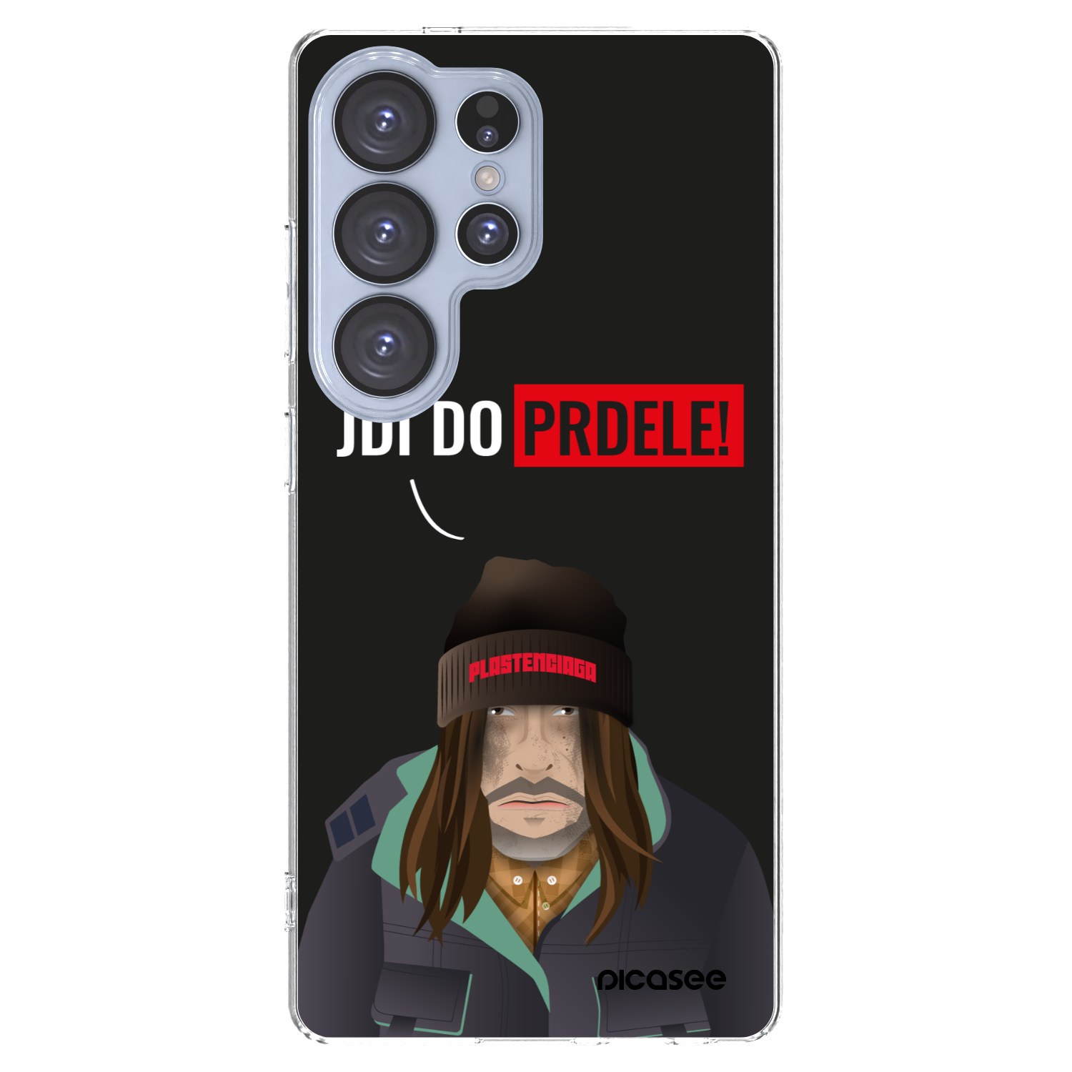 Picasee silikonový průhledný obal pro Samsung Galaxy S25 Ultra 5G - Bezďák