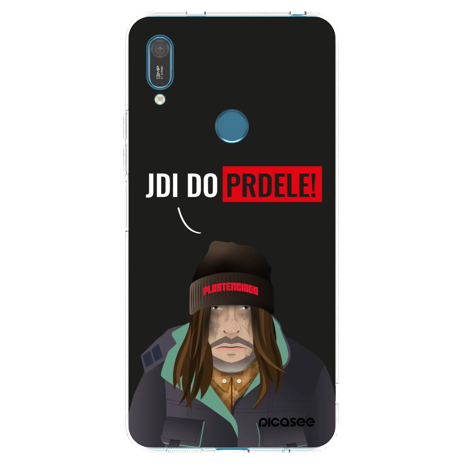 Picasee silikonový průhledný obal pro Huawei Y7 2019 - Bezďák