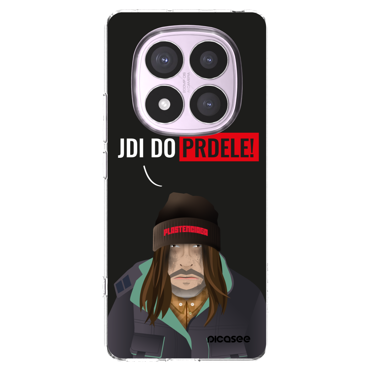 Picasee silikonový průhledný obal pro Xiaomi Redmi Note 14 Pro 4G - Bezďák