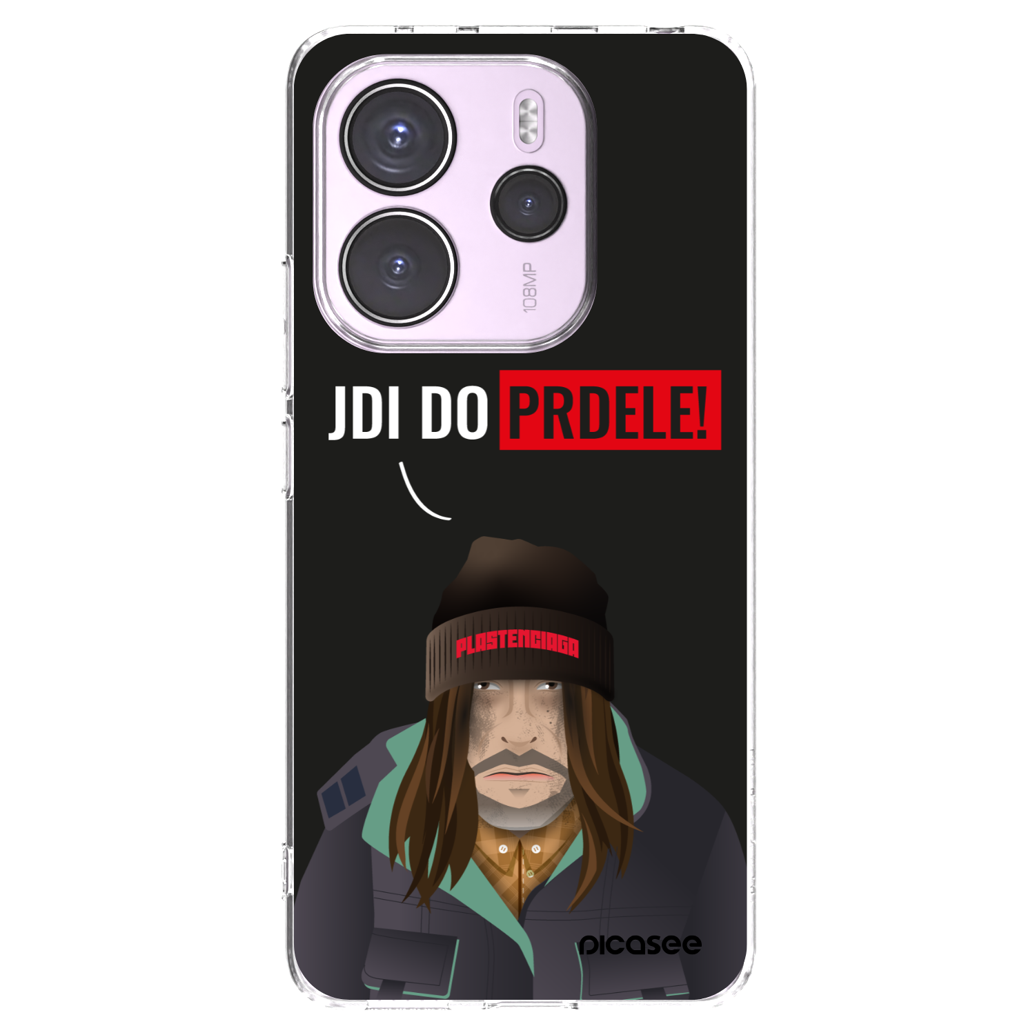 Picasee silikonový průhledný obal pro Xiaomi Redmi Note 14 4G - Bezďák