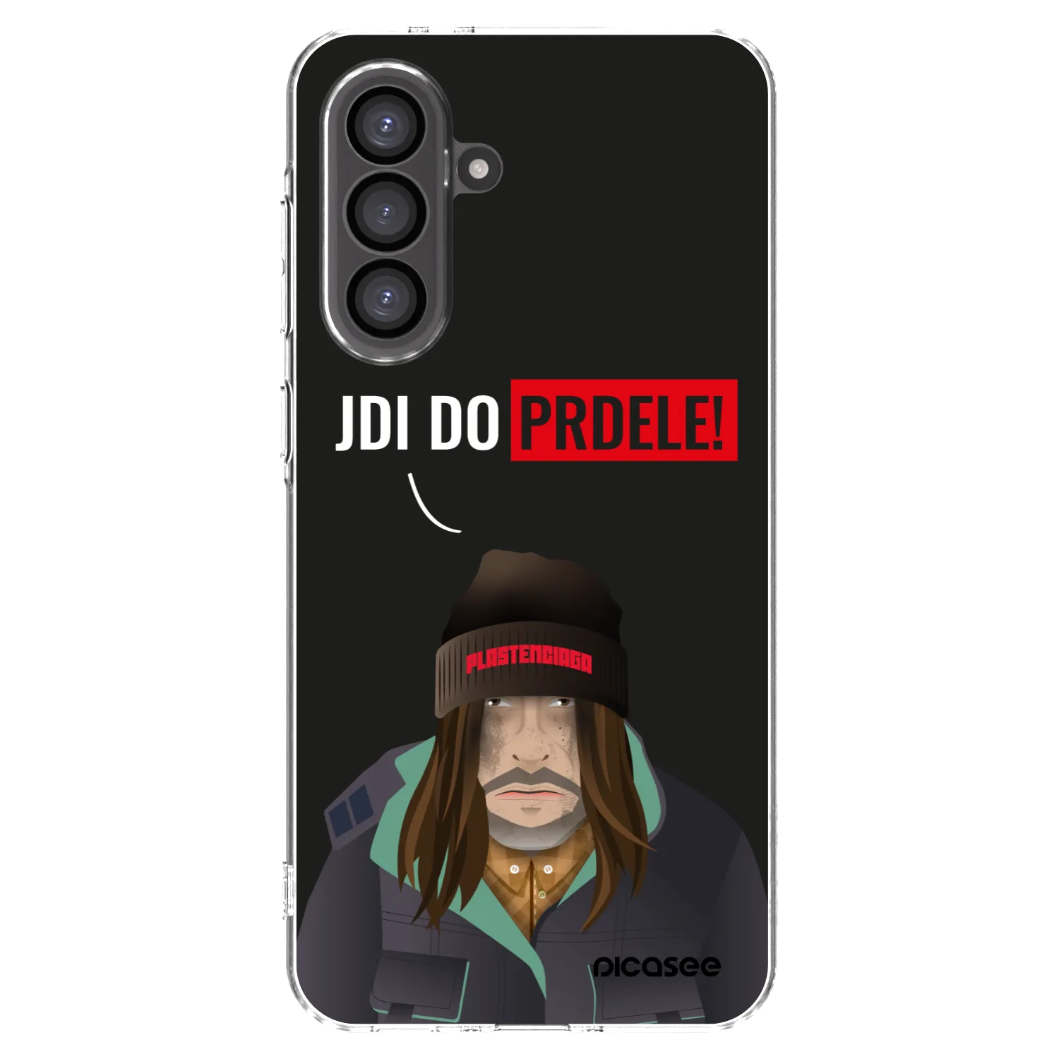 Picasee silikonový průhledný obal pro Samsung Galaxy A56 5G A566B - Bezďák