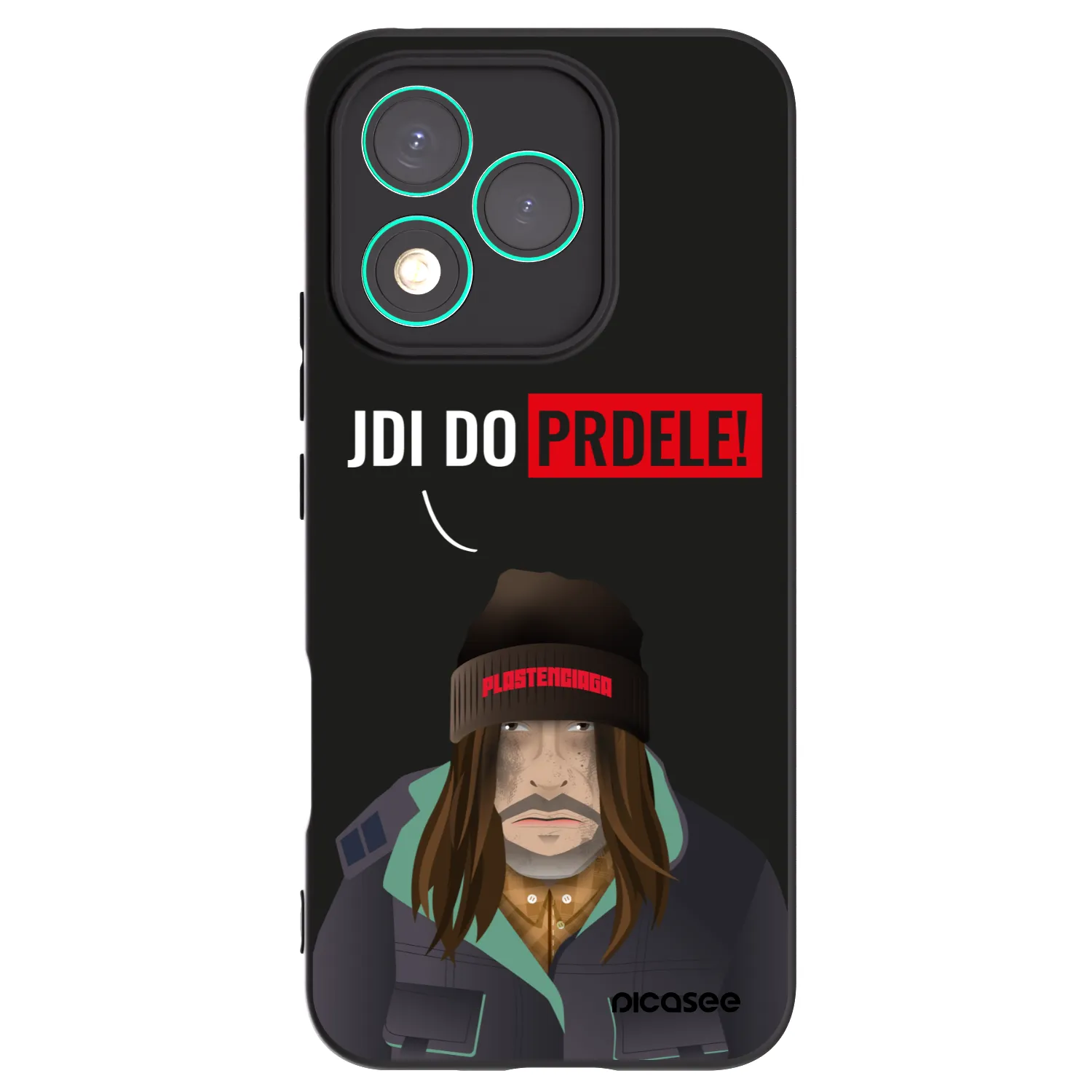 Picasee silikonový černý obal pro Honor 400 Lite 5G - Bezďák