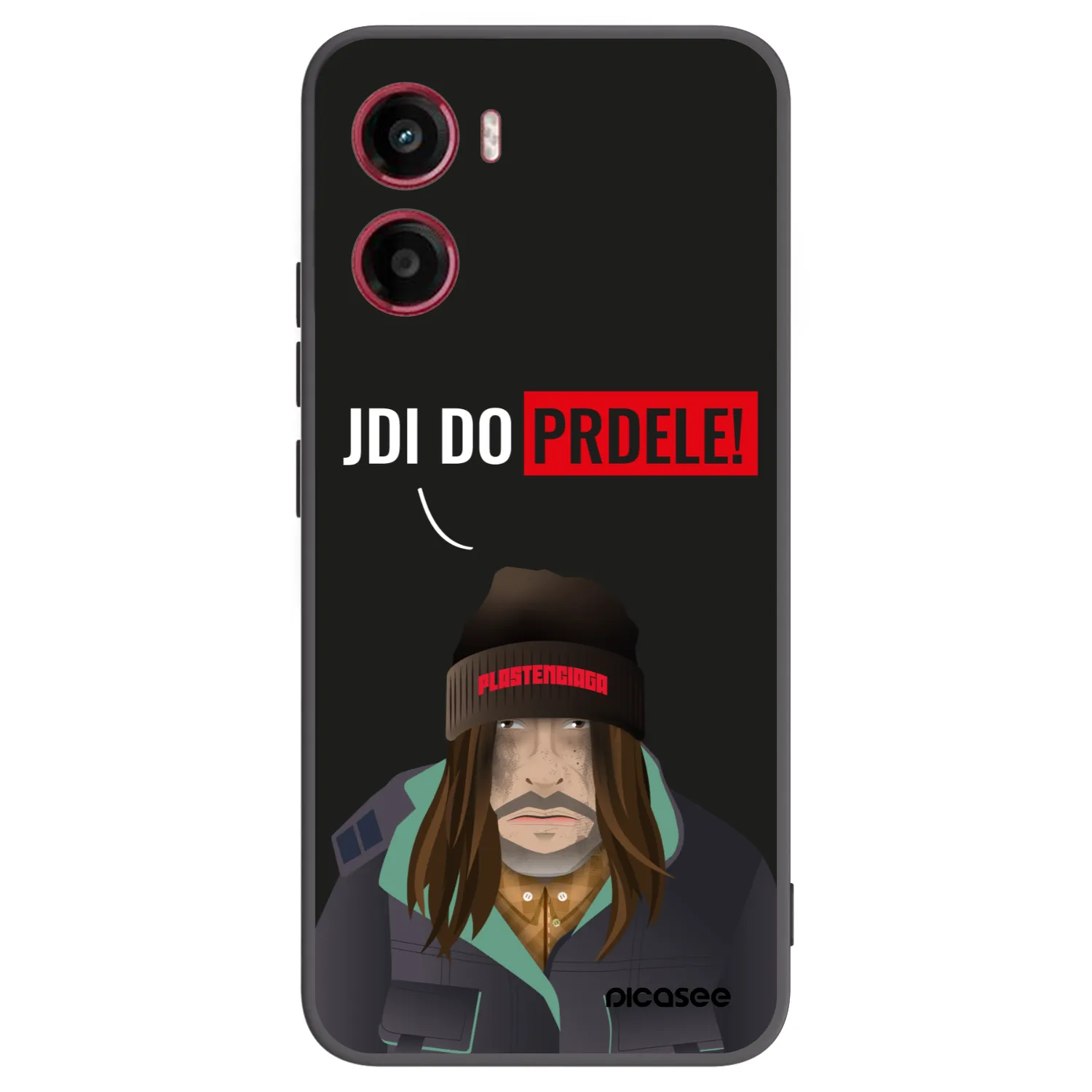 Picasee silikonový černý obal pro Motorola Moto G05 - Bezďák