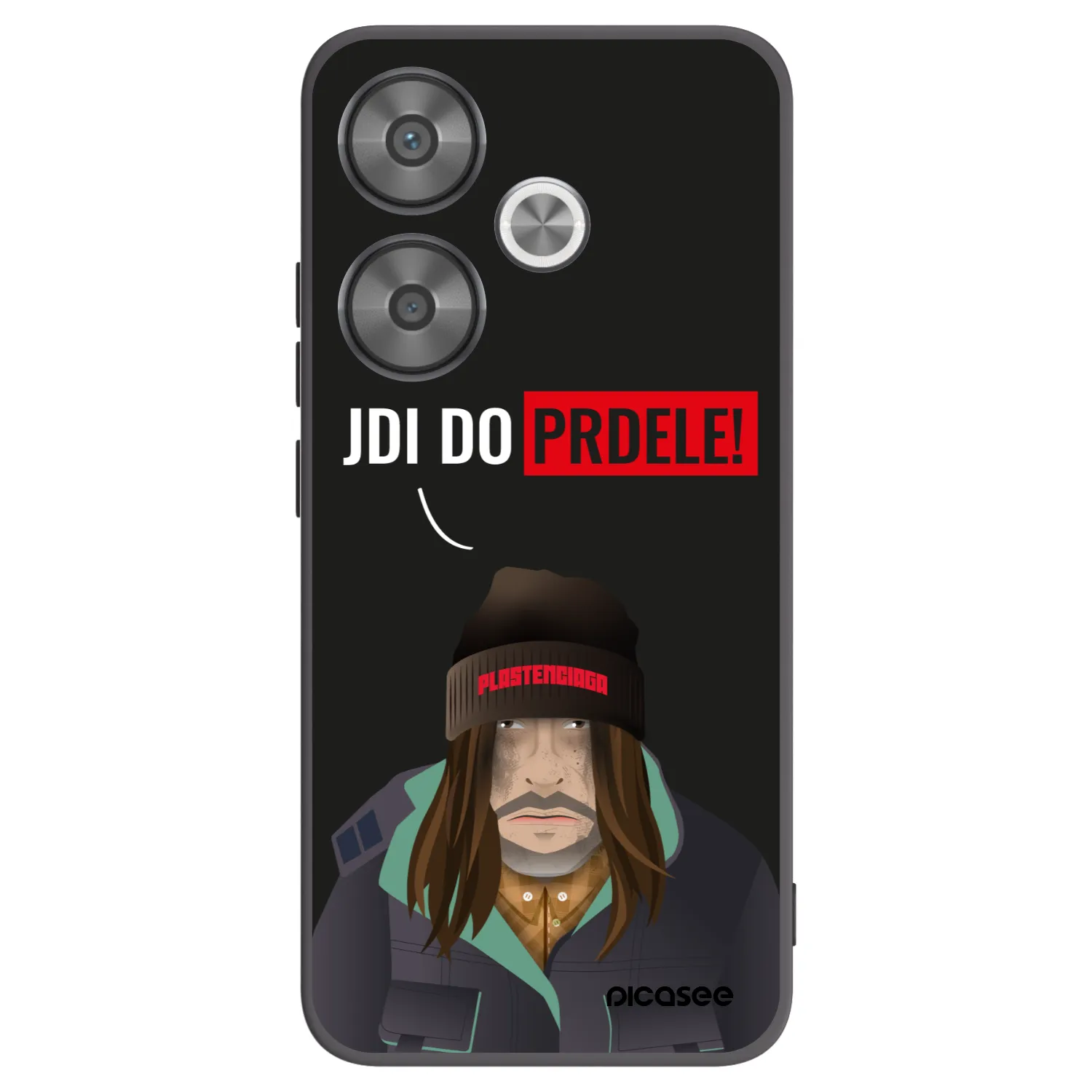 Picasee silikonový černý obal pro Xiaomi Poco F6 - Bezďák