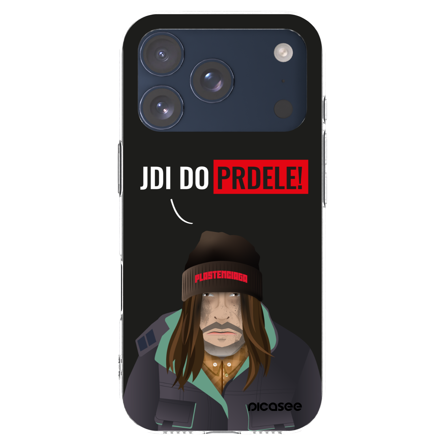 Picasee silikonový průhledný obal pro Apple iPhone 17 Pro - Bezďák