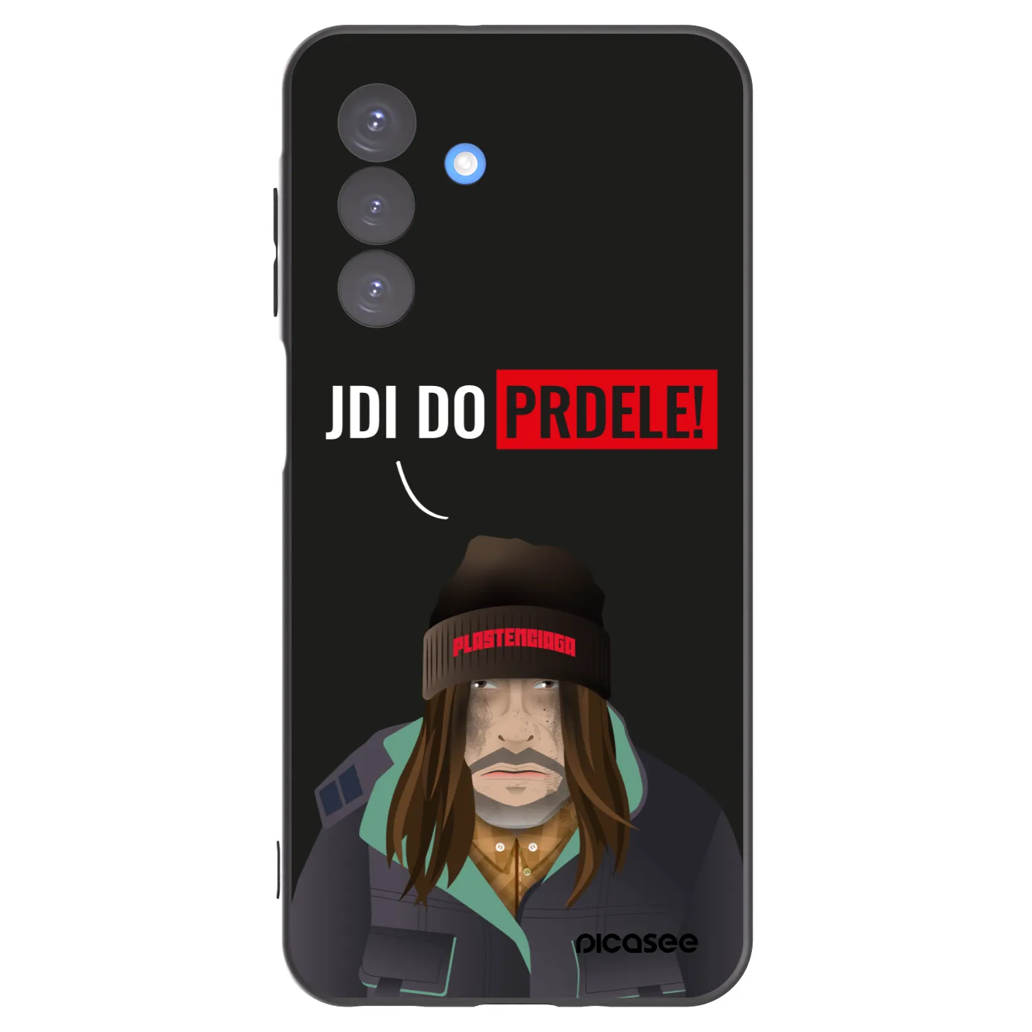 Picasee silikonový černý obal pro Samsung Galaxy A17 5G - Bezďák