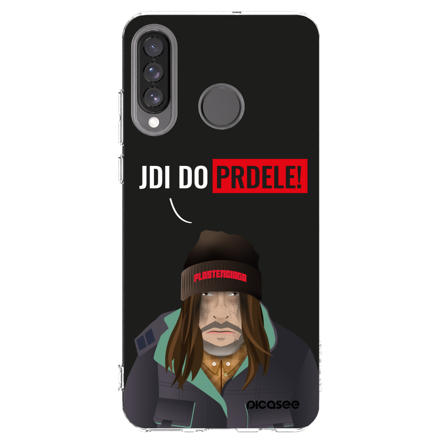 Picasee silikonový průhledný obal pro Huawei P30 Lite - Bezďák