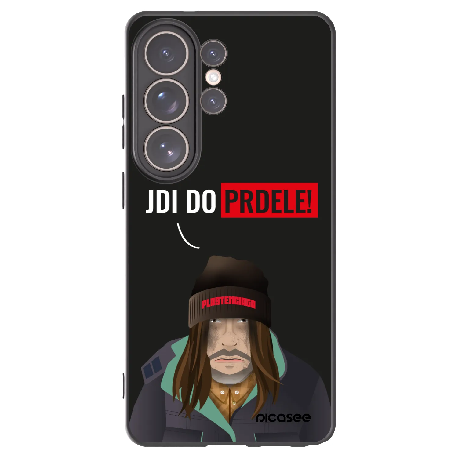 Picasee silikonový černý obal pro Samsung Galaxy S26 Ultra - Bezďák