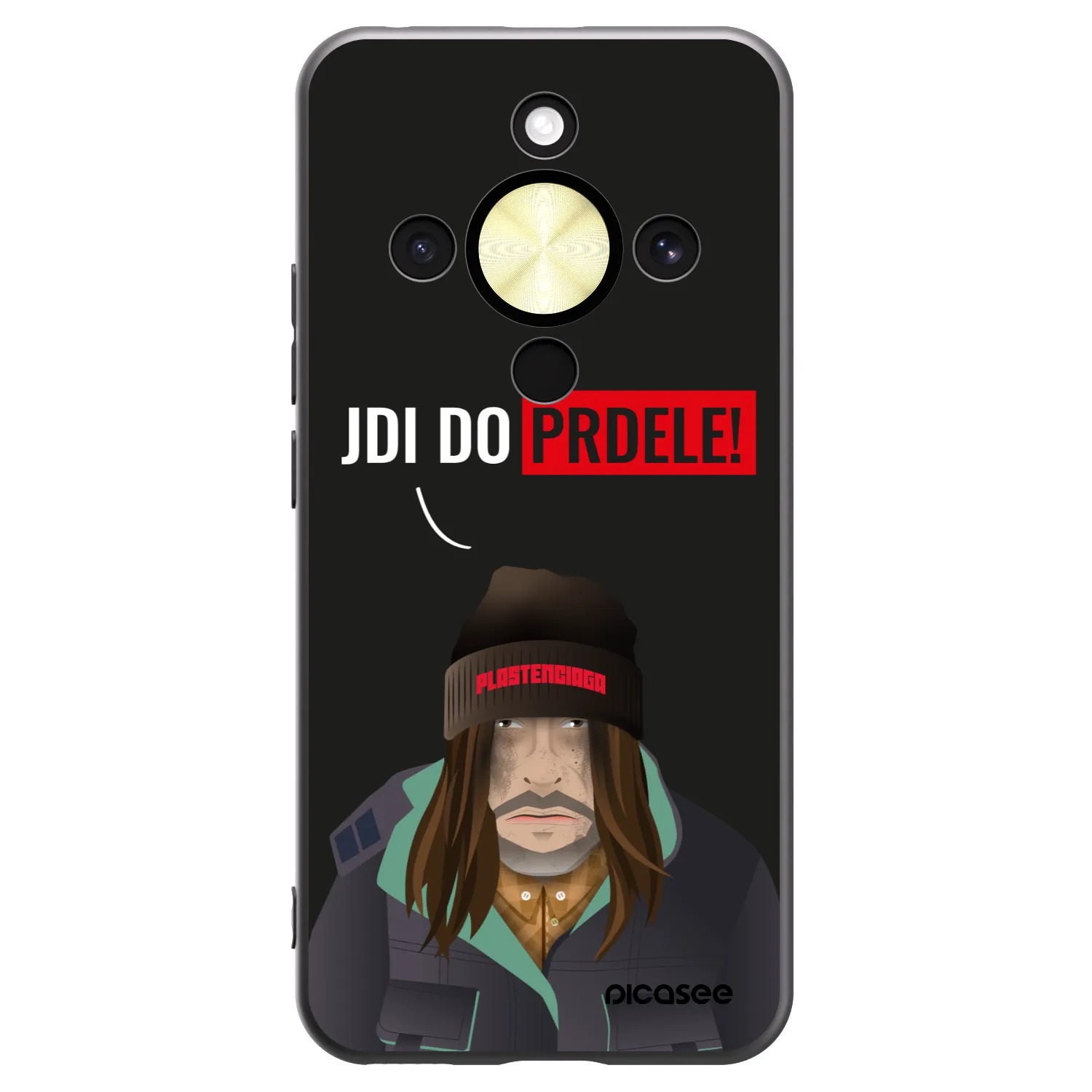 Picasee silikonový černý obal pro Honor Magic8 Lite 5G - Bezďák